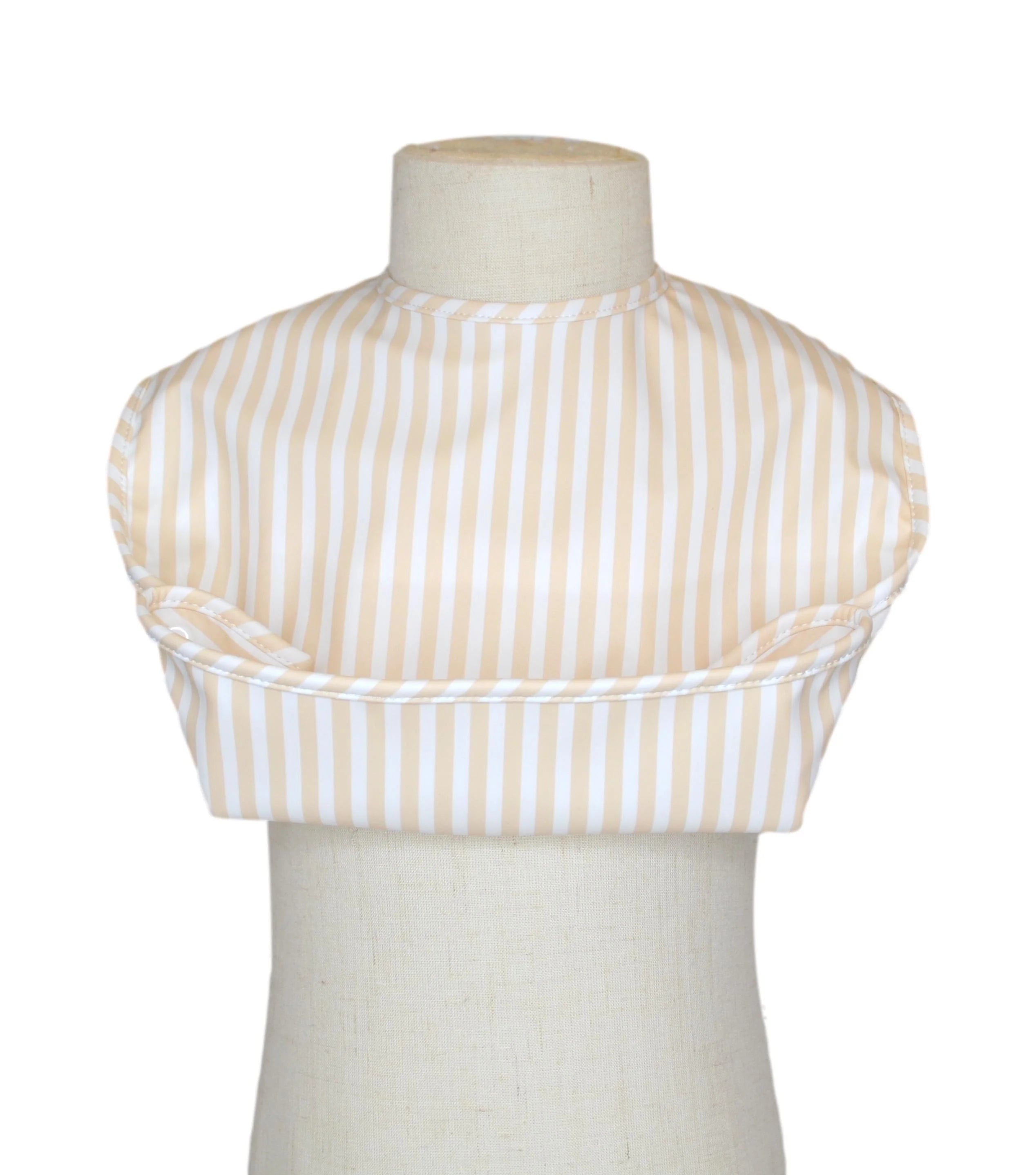 TRVL Design Best Bib Pimlico Stripe Pink - Stylish and Comfortable Baby Bib for Feeding, Mealtime, and Travel - Perfect Gift for New Parents