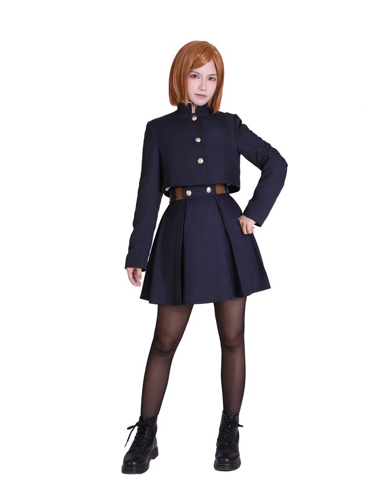 Rulercosplay Anime Costume Set with Waist Bag & Academy Skirt - Perfect for Cosplay Events, Halloween, and Anime Conventions