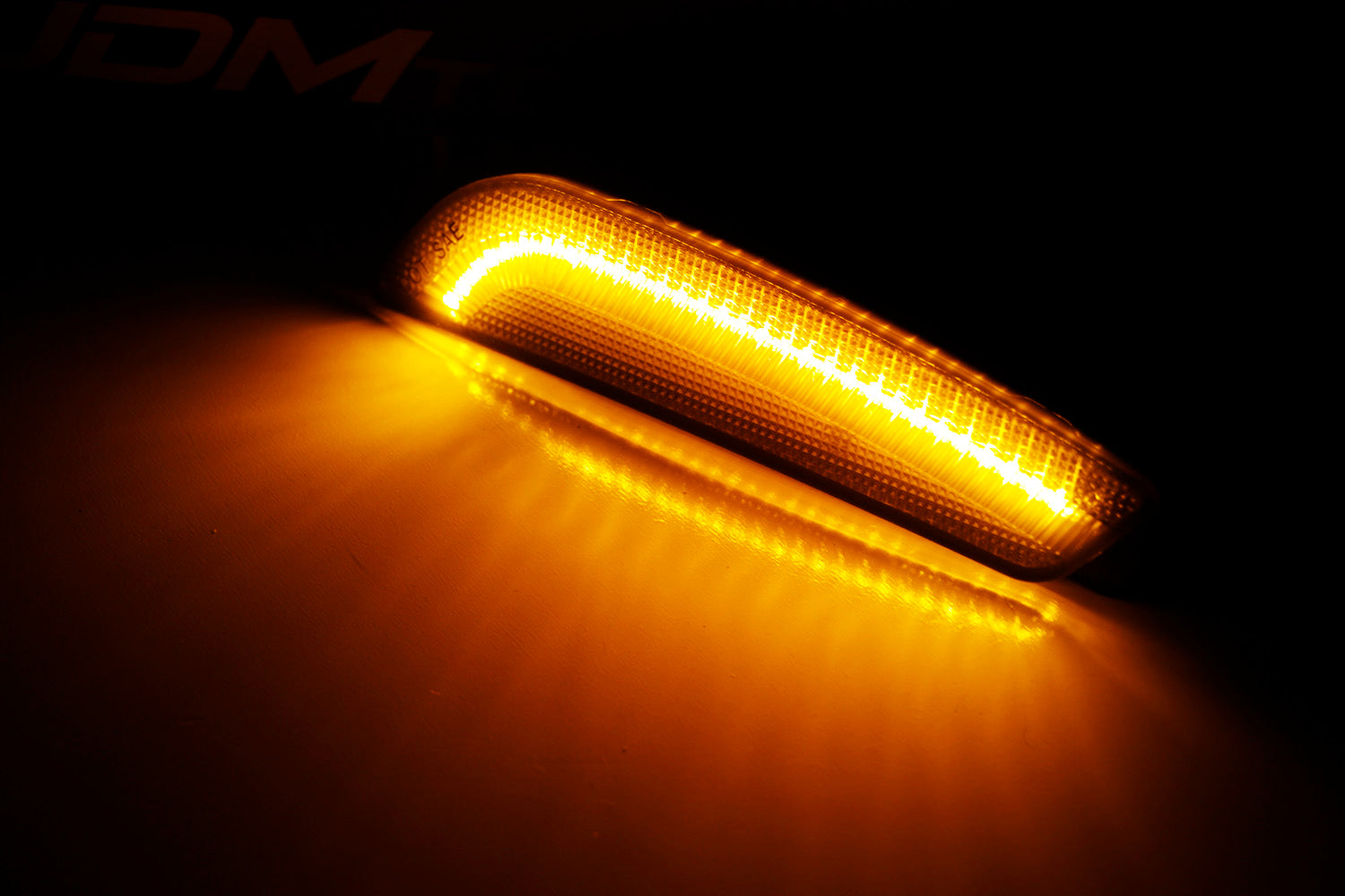 Amber LED Side Marker Lights & Turn Signal Lamps for 2003-2007 Cadillac CTS - Clear Lens, Durable Replacement Bulbs for Enhanced Visibility & Safety (Perfect for Night Driving & Custom Car Mods)
