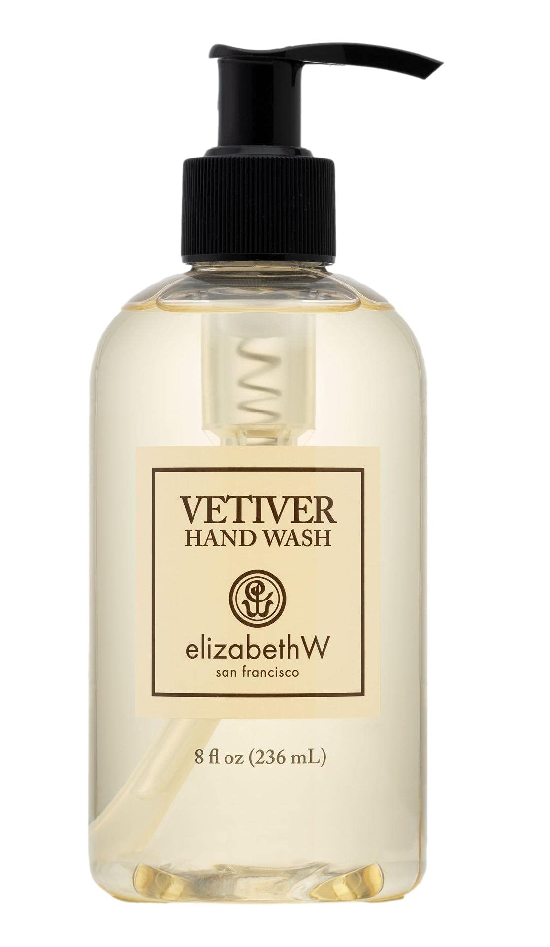 Organic Vetiver Hand Wash Soap - Natural Antibacterial & Moisturizing for Dry Skin - Perfect for Bathroom, Kitchen & Travel Use