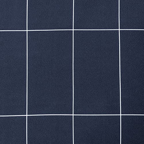 23 - Grid - Midnight Blue/White (No Comforter)