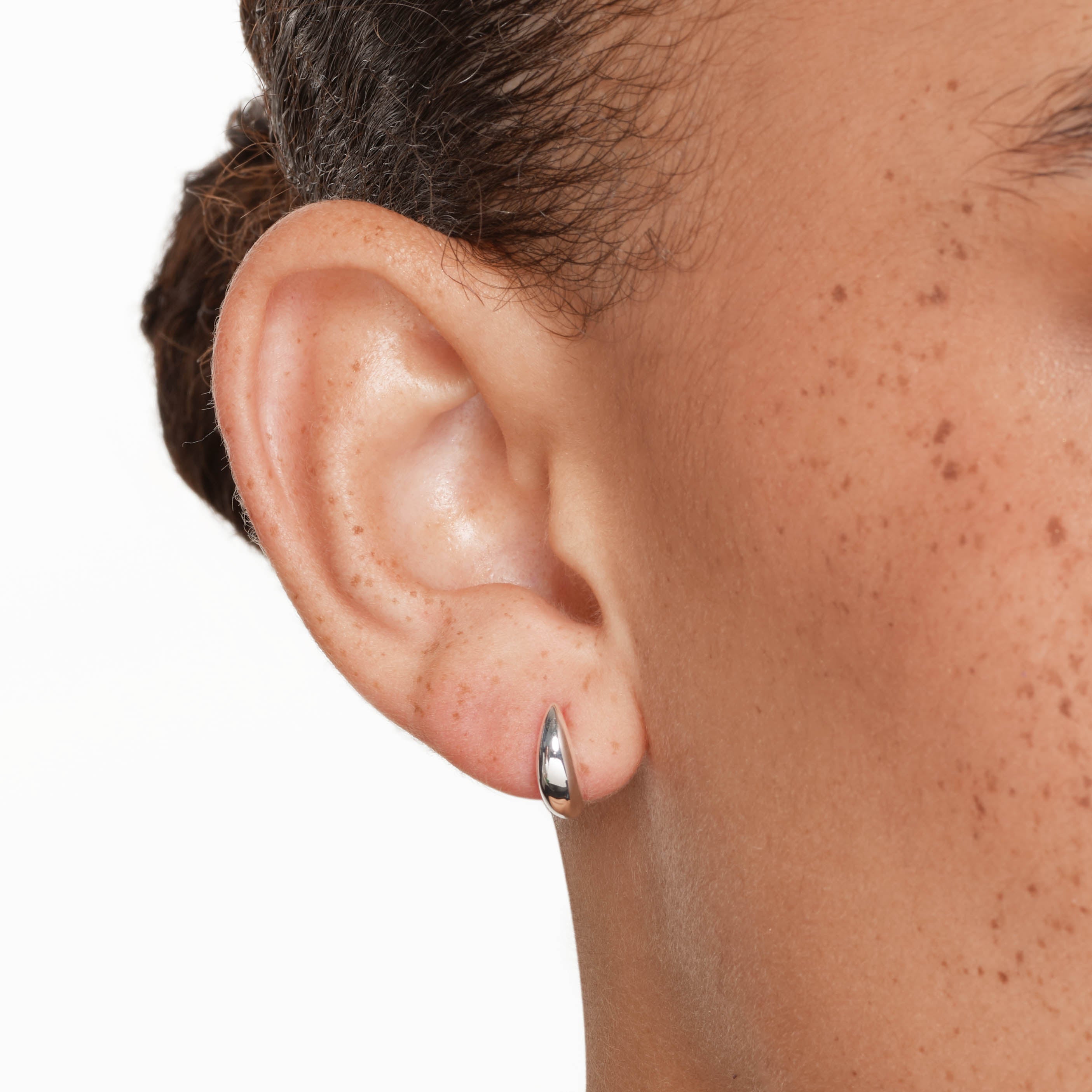Mini Dome Stud Earrings in Sterling Silver - Elegant & Hypoallergenic Jewelry for Women, Perfect for Everyday Wear & Gift Giving