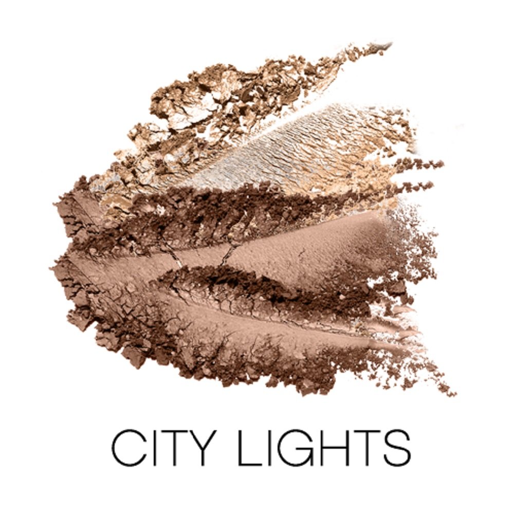 Palladio Matte Eyeshadow Palette - City Lights Collection | Long-Lasting, Highly Pigmented Makeup for Day & Night Looks | Perfect for Parties, Date Nights & Special Occasions