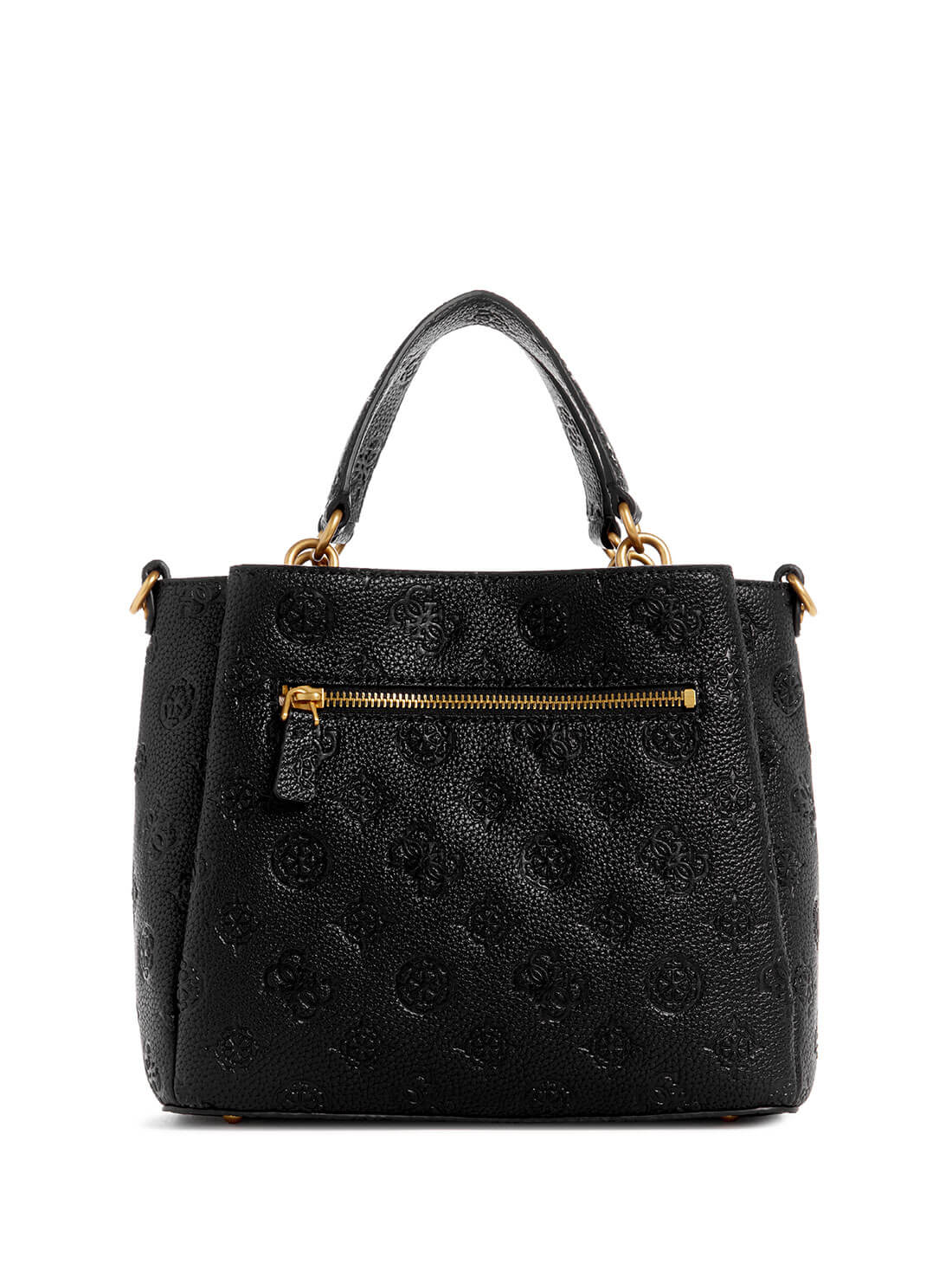 Black Izzy Small Satchel Bag for Women - Genuine Leather Crossbody Purse with Adjustable Strap - Perfect for Work, Travel & Everyday Use