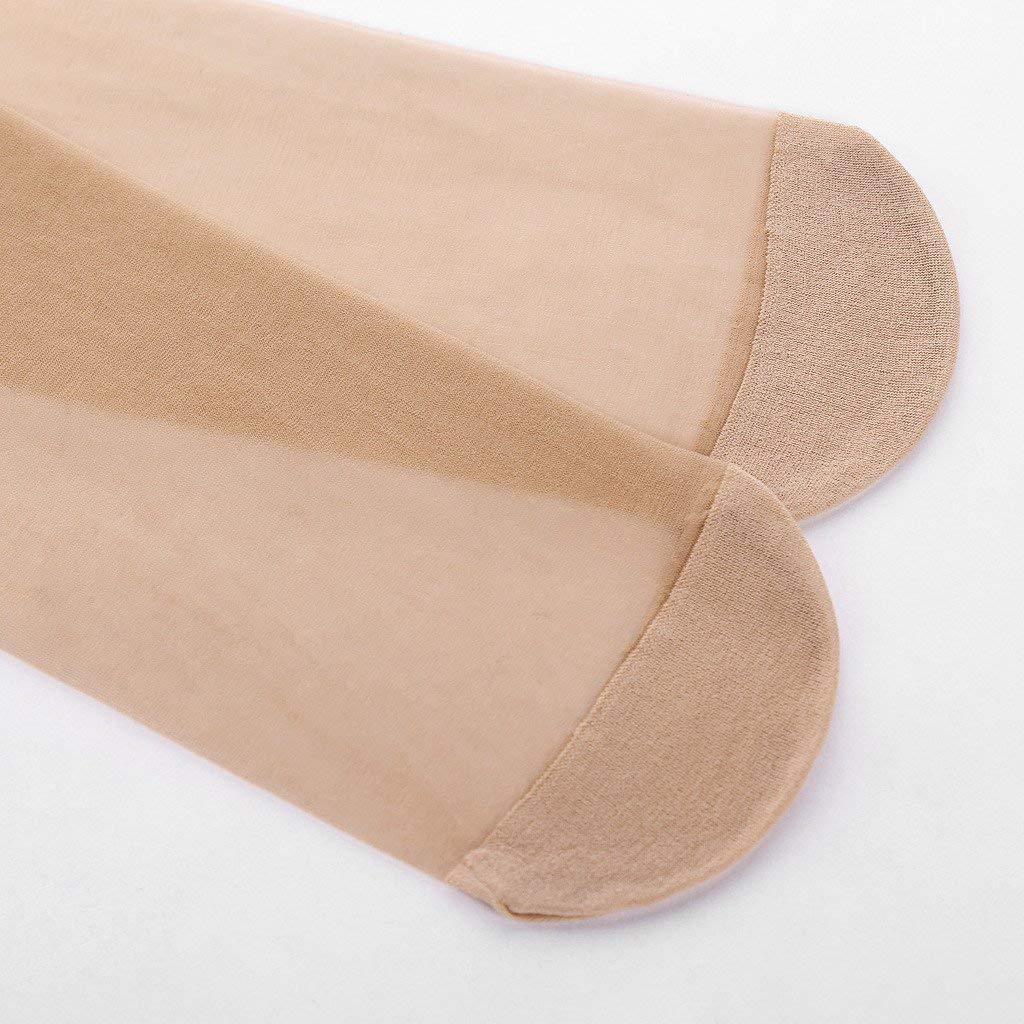 10 Pairs Women's Ankle Nylon Silky Socks - Soft Crystal Sheer Hosiery Stockings for Office, Home & Everyday Comfort - Breathable & Comfortable Socks for Work, Lounging & Daily Wear