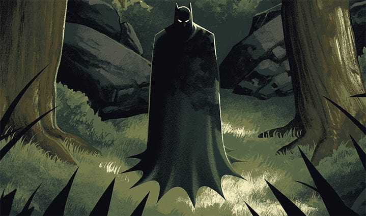 Batman: The Animated Series Tyger Tyger Screen Printed Poster - Vintage DC Comics Wall Art for Home, Office & Superhero Fan Gifts