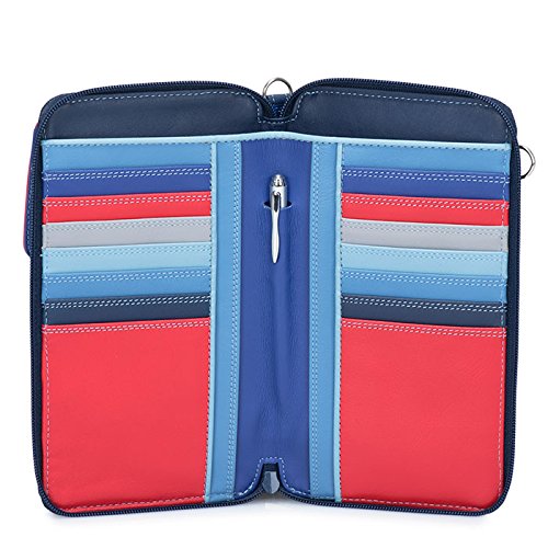 Mywalit Zip Round Multi-Purpose Crossbody Purse with Shoulder Strap - Stylish Wallet for Women, Travel, Shopping & Everyday Use