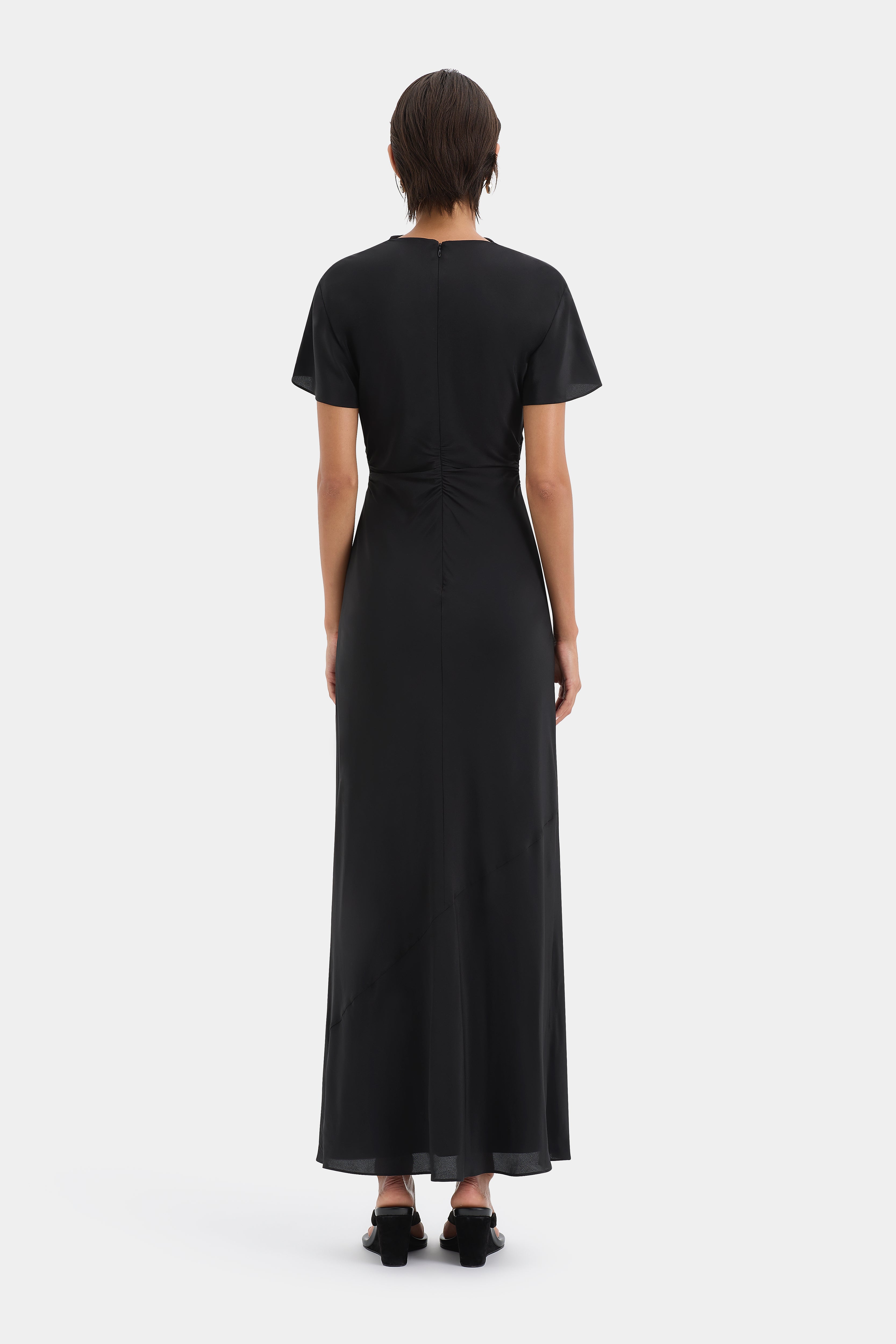 Seameadow Bias Cut Flowy Midi Dress for Women - Elegant & Comfortable Summer Casual Wear for Beach, Party & Office