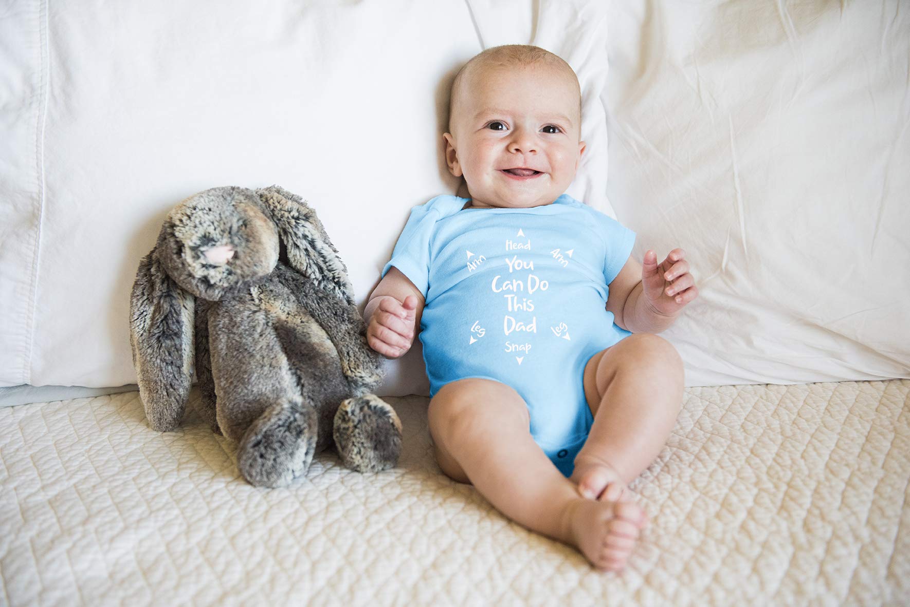 Funny Baby Bodysuit for Dad - Newborn Girl & Boy Outfits - Perfect for Family Photos