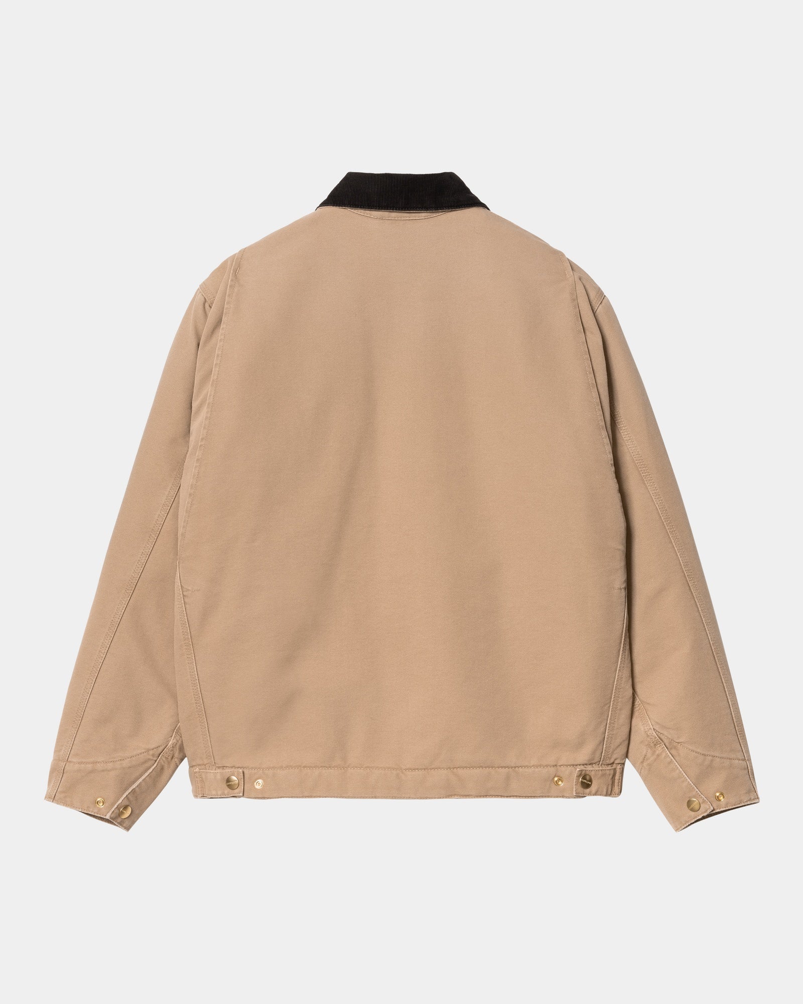 OG Detroit Jacket - Winter Workwear for Men | Peanut & Black Aged Canvas | Durable Outerwear for Construction, Motorcycle Riding & Outdoor Adventures