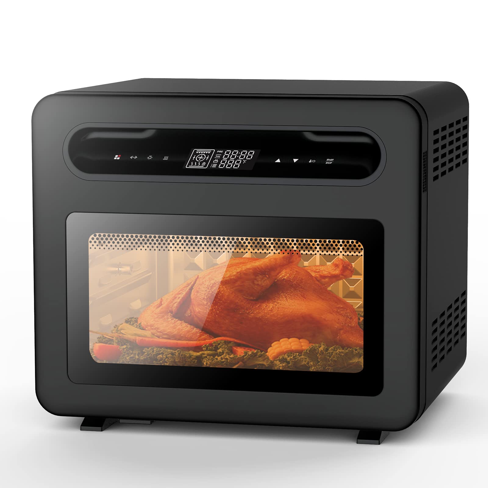 Geek Chef 25QT Large Air Fryer Toaster Oven with Rotisserie & Dehydrator - 12