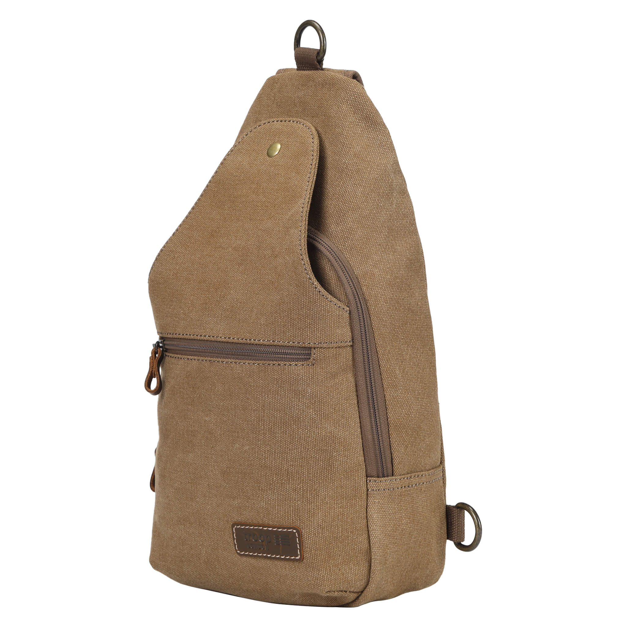 TRP0551 Troop London Classic Sling Bag - Stylish One Strap Backpack for Men & Women - Perfect for Travel, Work & Everyday Use