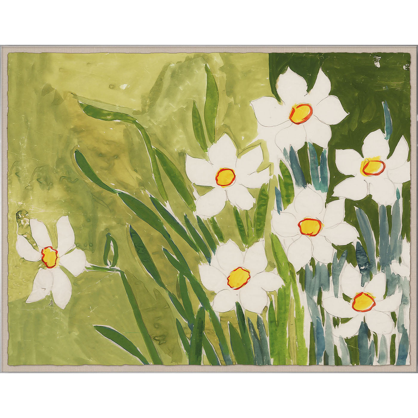 Paule Marrot Fleur Blanche Scarf - Elegant Floral Print Fashion Accessory for Women | Perfect for Parties, Weddings & Everyday Wear