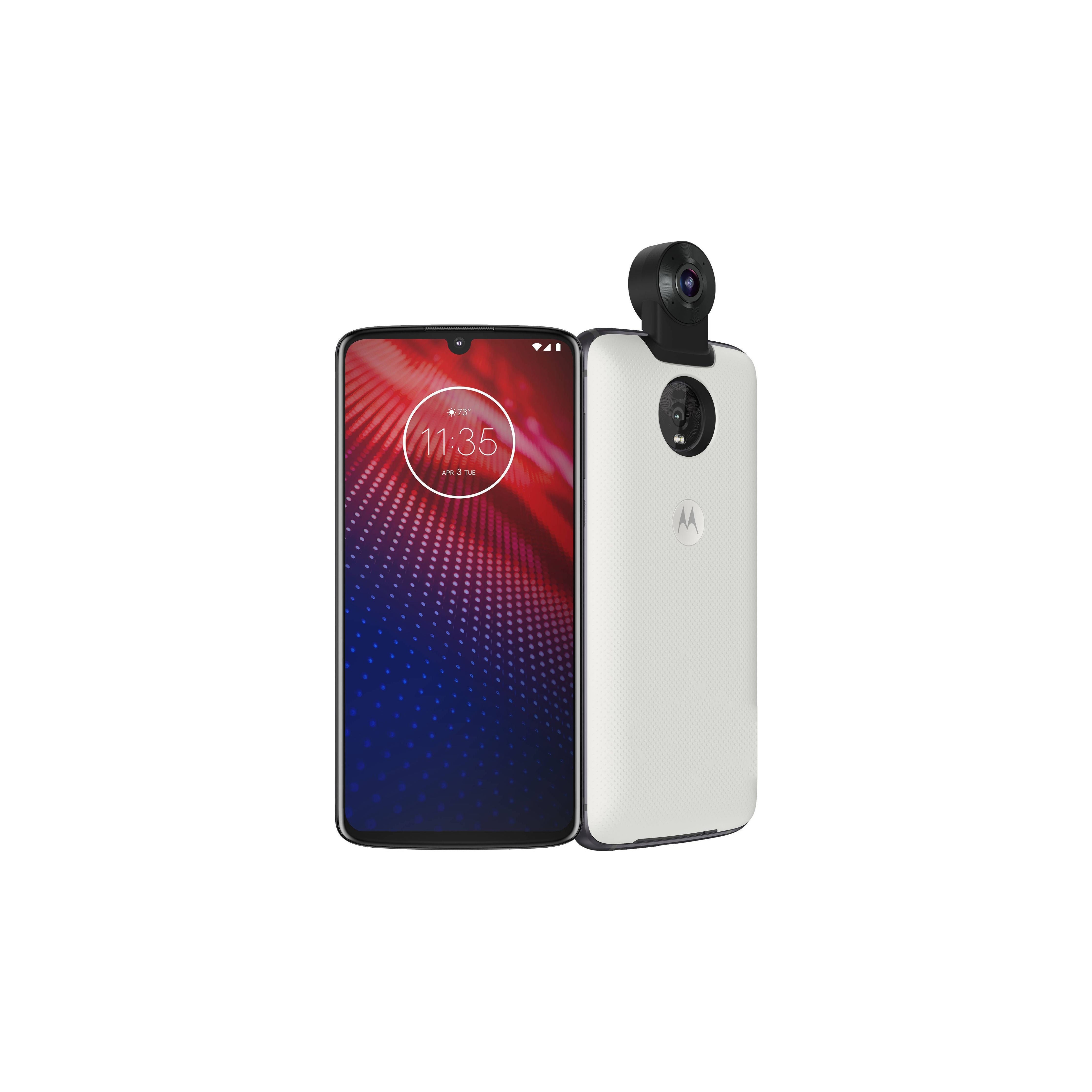 Unlocked Moto Z4 128GB Smartphone - Flash Gray | Fast Performance, Long Battery Life for Work, Travel & Entertainment