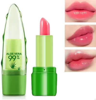 Aloe Vera Gel Lip Balm - Hydrating & Soothing Lip Care for Dry, Chapped Lips - Perfect for Winter, Outdoor Activities & Daily Moisturizing