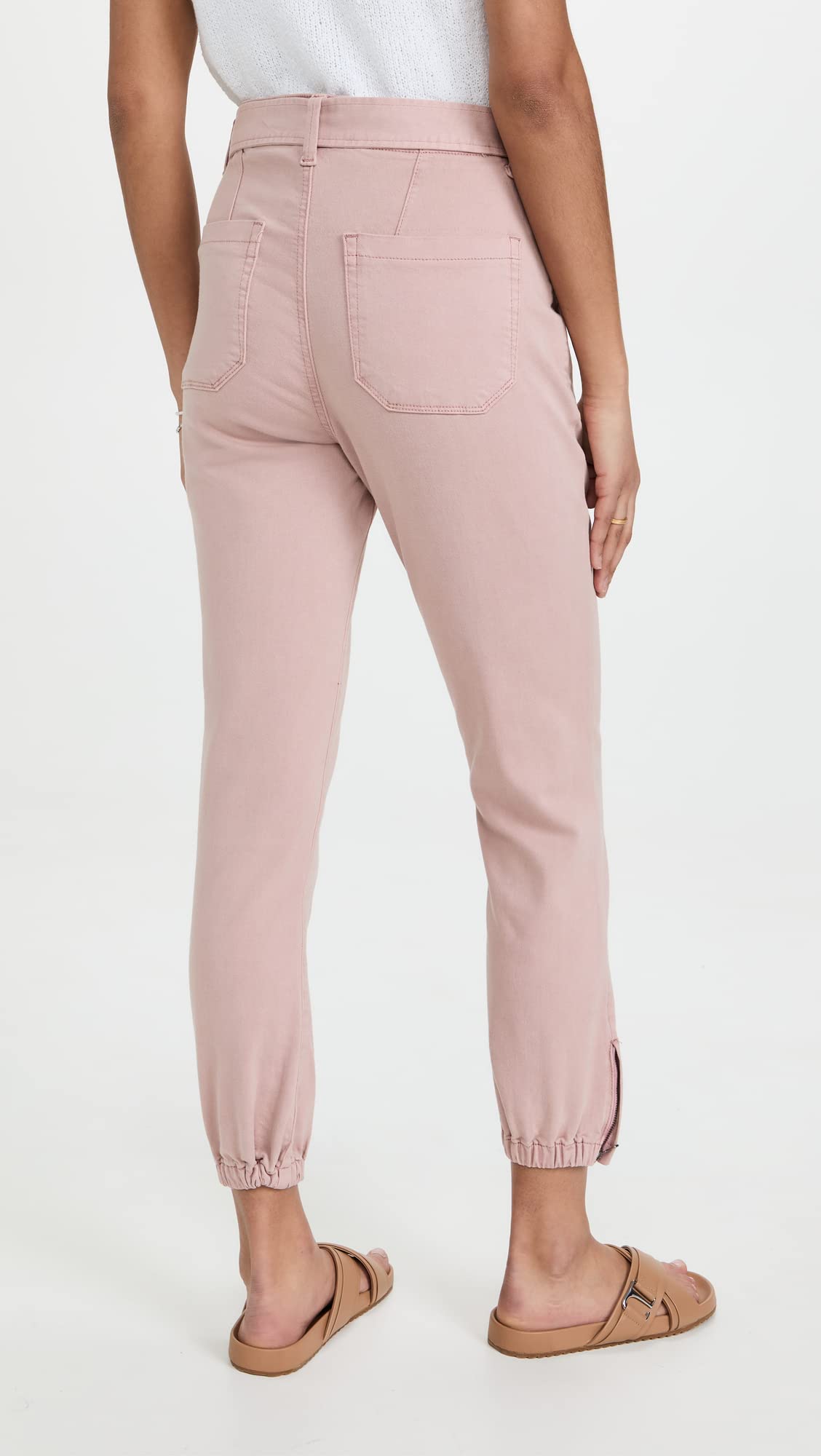 PAIGE Women's High Rise Mayslie Pants - Slim Fit Stretch Ankle Pants for Work & Casual Wear | Office, Travel & Everyday Comfort