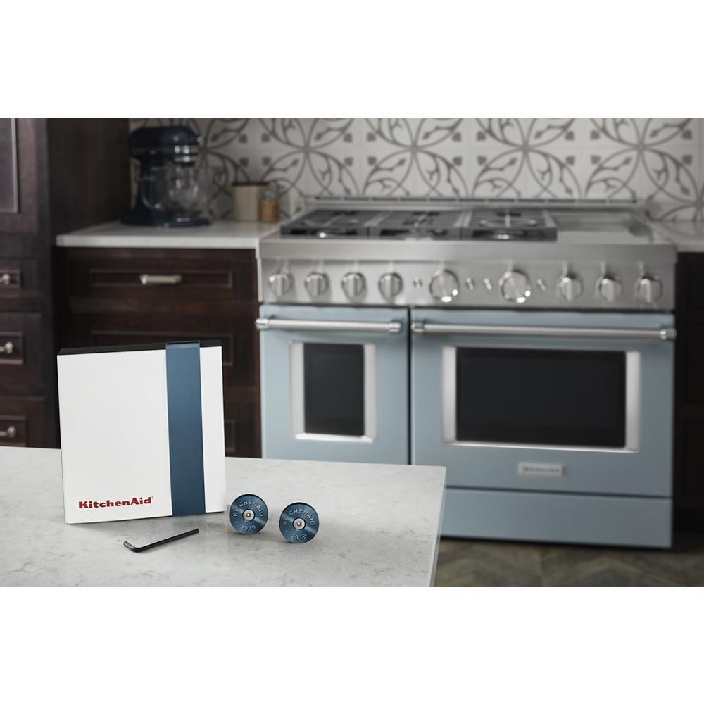 Amana W11368841DD KitchenAid Commercial Style Range Handle Medallion Kit - Replacement Part for Stove & Oven Handle Repair - Perfect for Home Kitchen & Restaurant Use