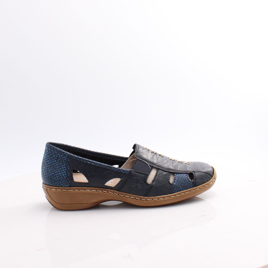 Rieker 41385 Comfortable Women's Loafers - Stylish Slip-On Shoes for Casual Wear, Office & Walking