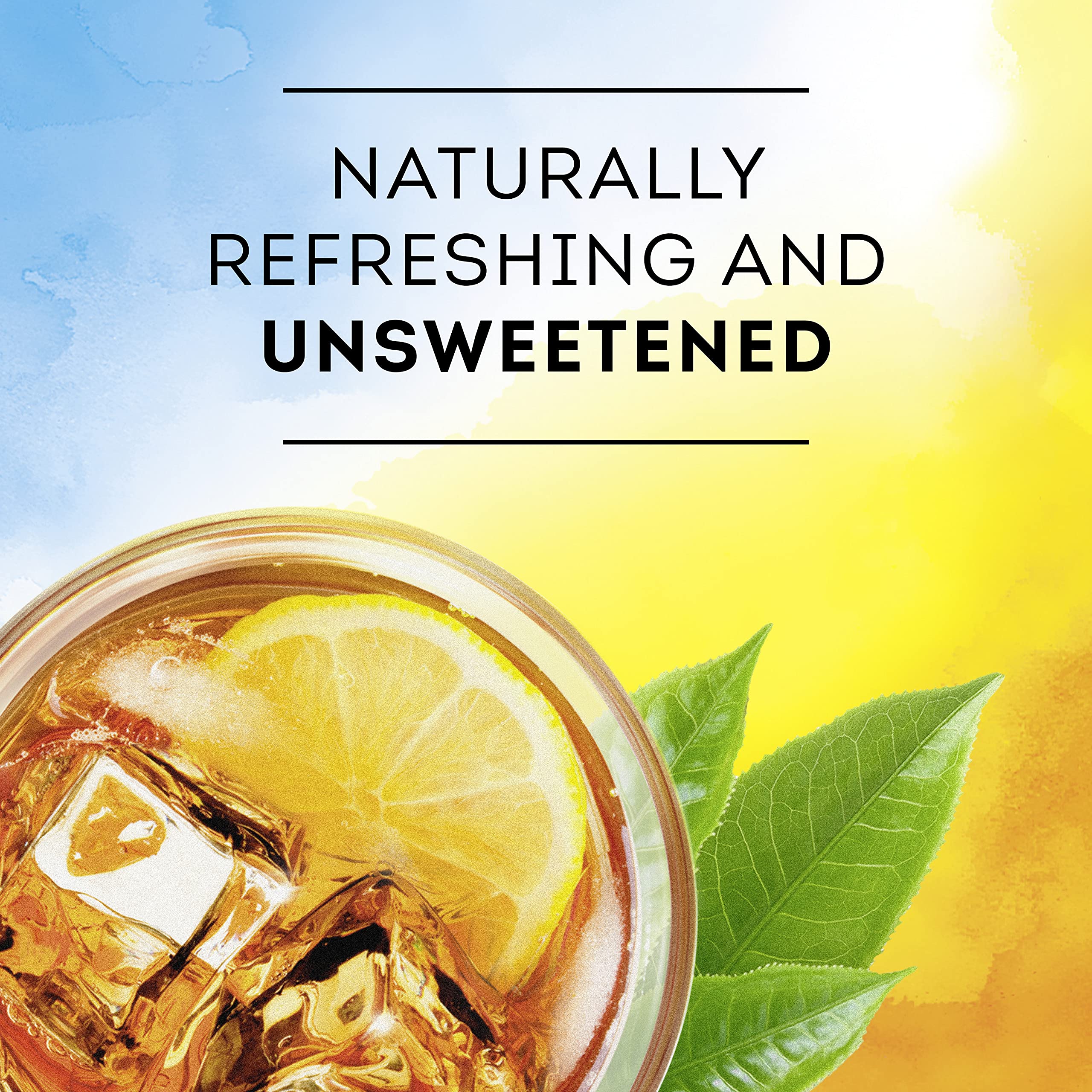 Lipton Unsweetened Black Iced Tea K-Cups - 48 Count (2 Packs of 24) for Keurig Brewers | Refreshing Cold Brew Tea for Summer, Office & Home Use