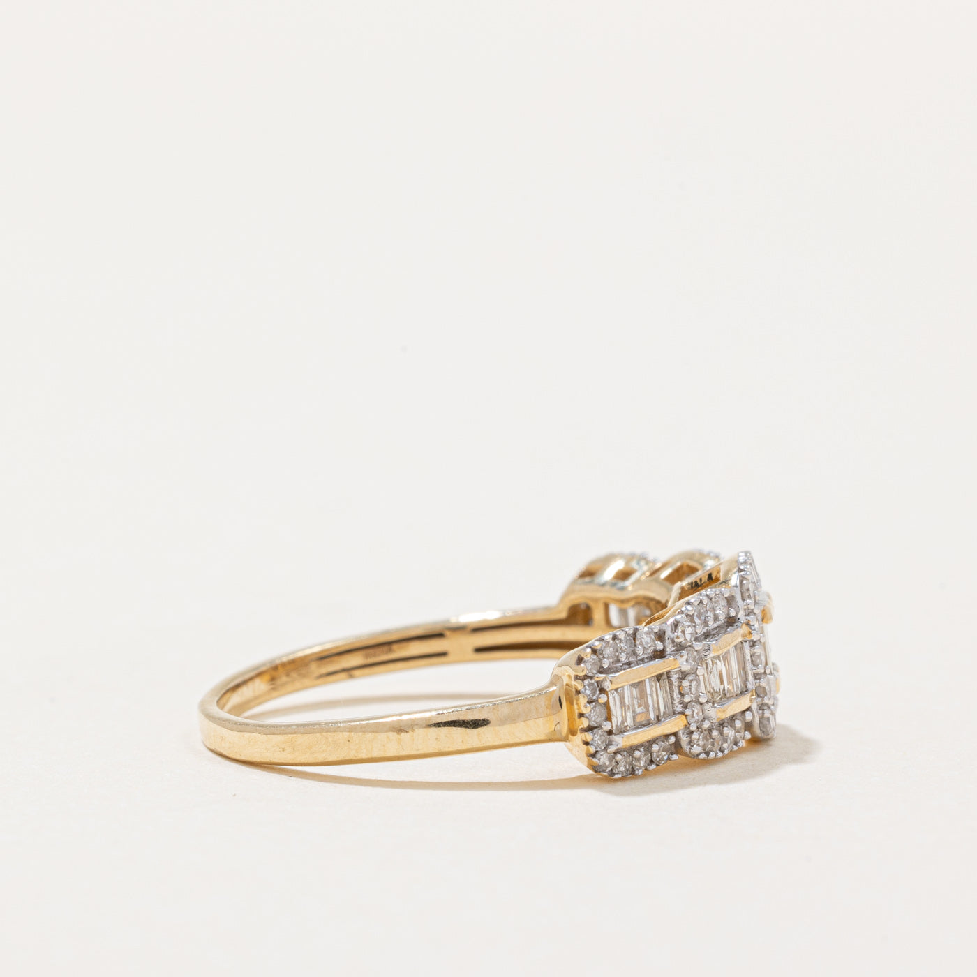 0.59ctw Diamond Cocktail Ring for Women - Size 7.25 | Elegant Statement Jewelry for Parties, Weddings & Special Occasions
