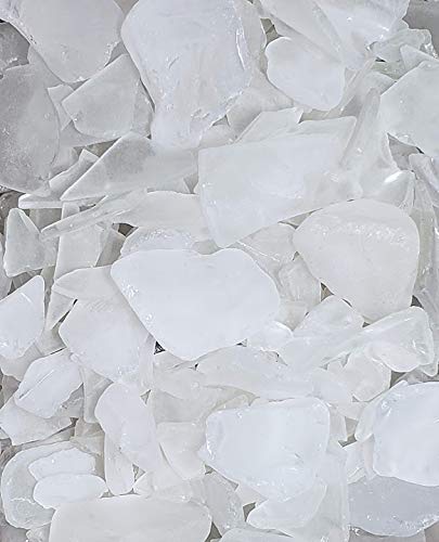 Sea Glass Chunks Chips - Frosted White