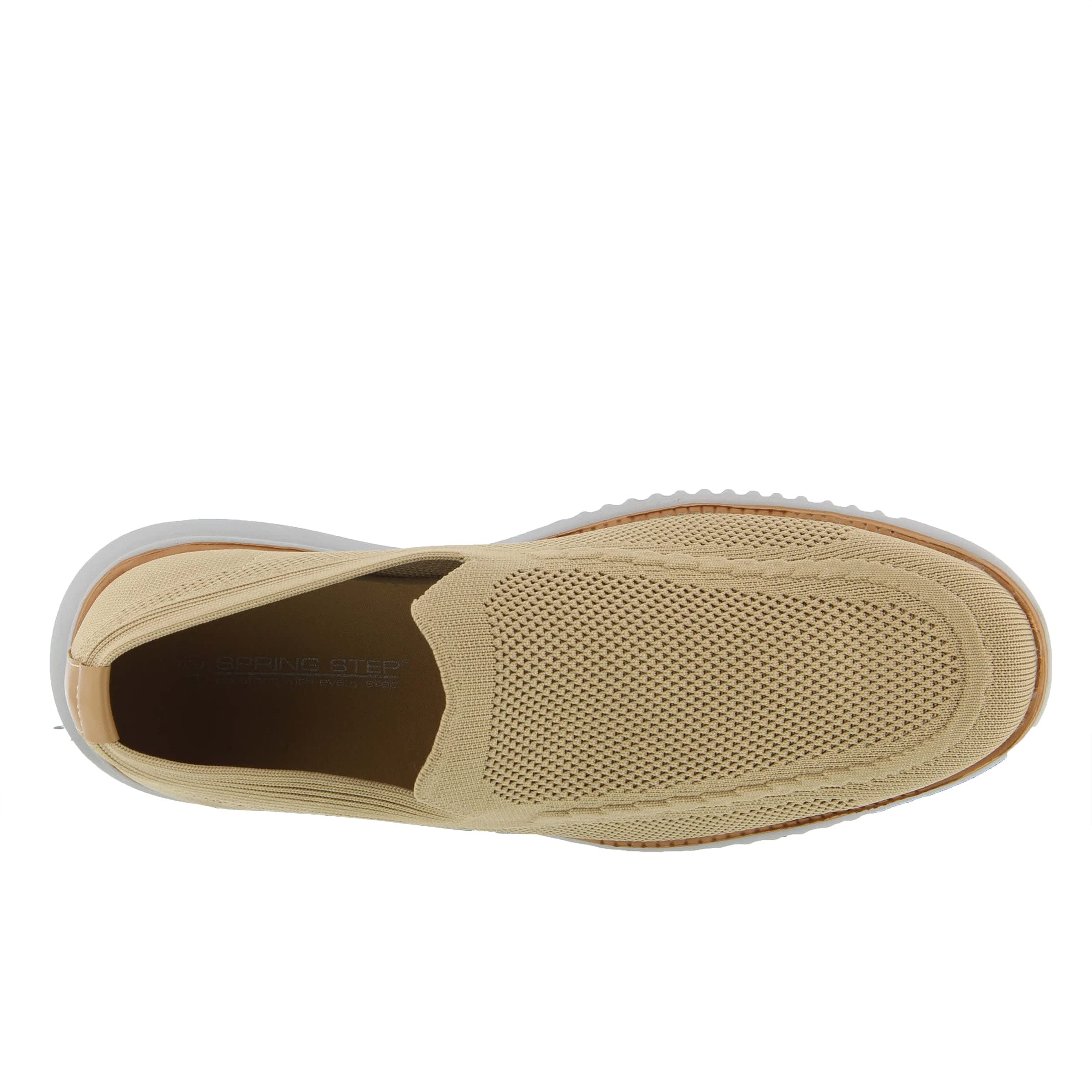 Spring Step Anders Men's Slip-On Loafers - Comfortable Lightweight Casual Shoes with Full-Length Cushioned Insole - Perfect for Office, Travel & Everyday Wear