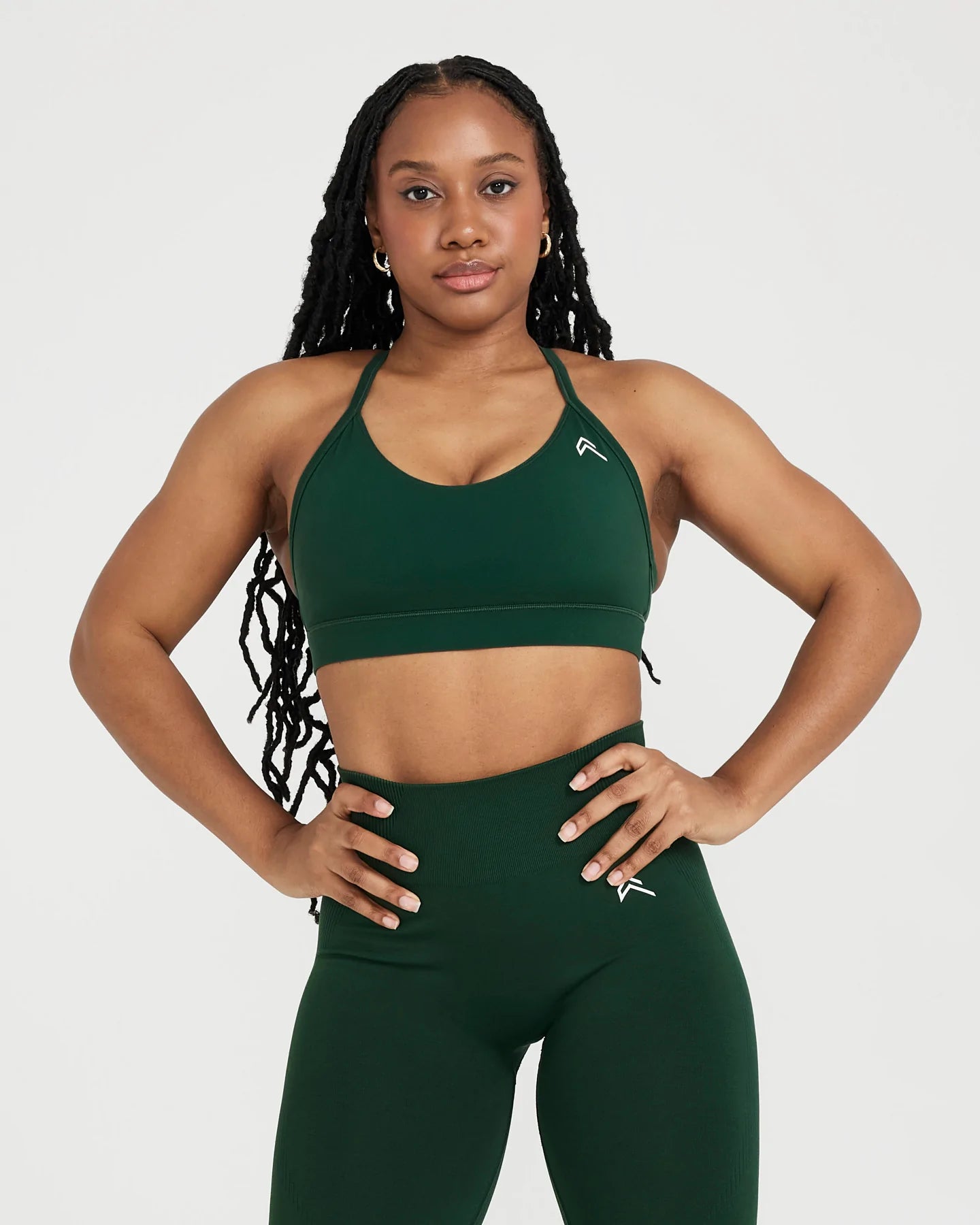 High Support Everyday Sports Bra for Women - Comfortable & Breathable Workout Top for Yoga, Running, Gym - Evergreen Activewear