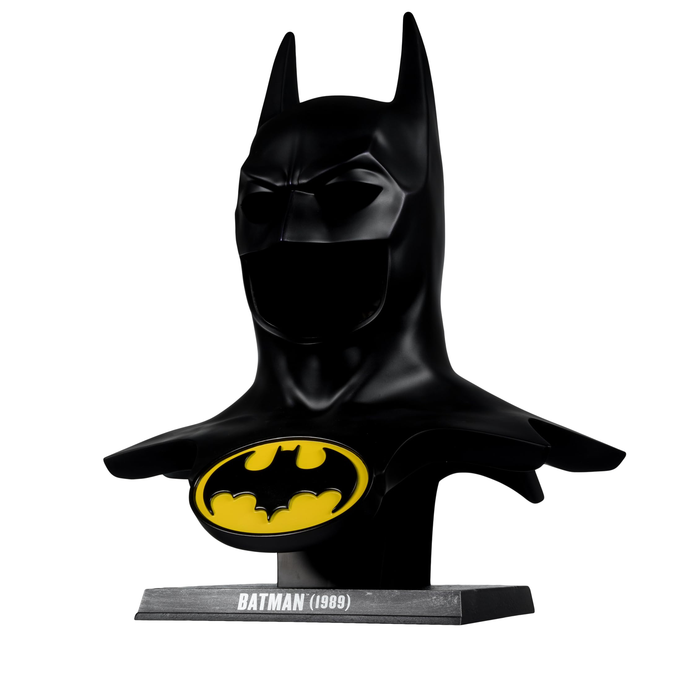 McFarlane Toys DC Direct Batman 1989 Movie Cowl Replica 1:1 Scale - Premium Collectible for Superhero Fans & Home Theater Display