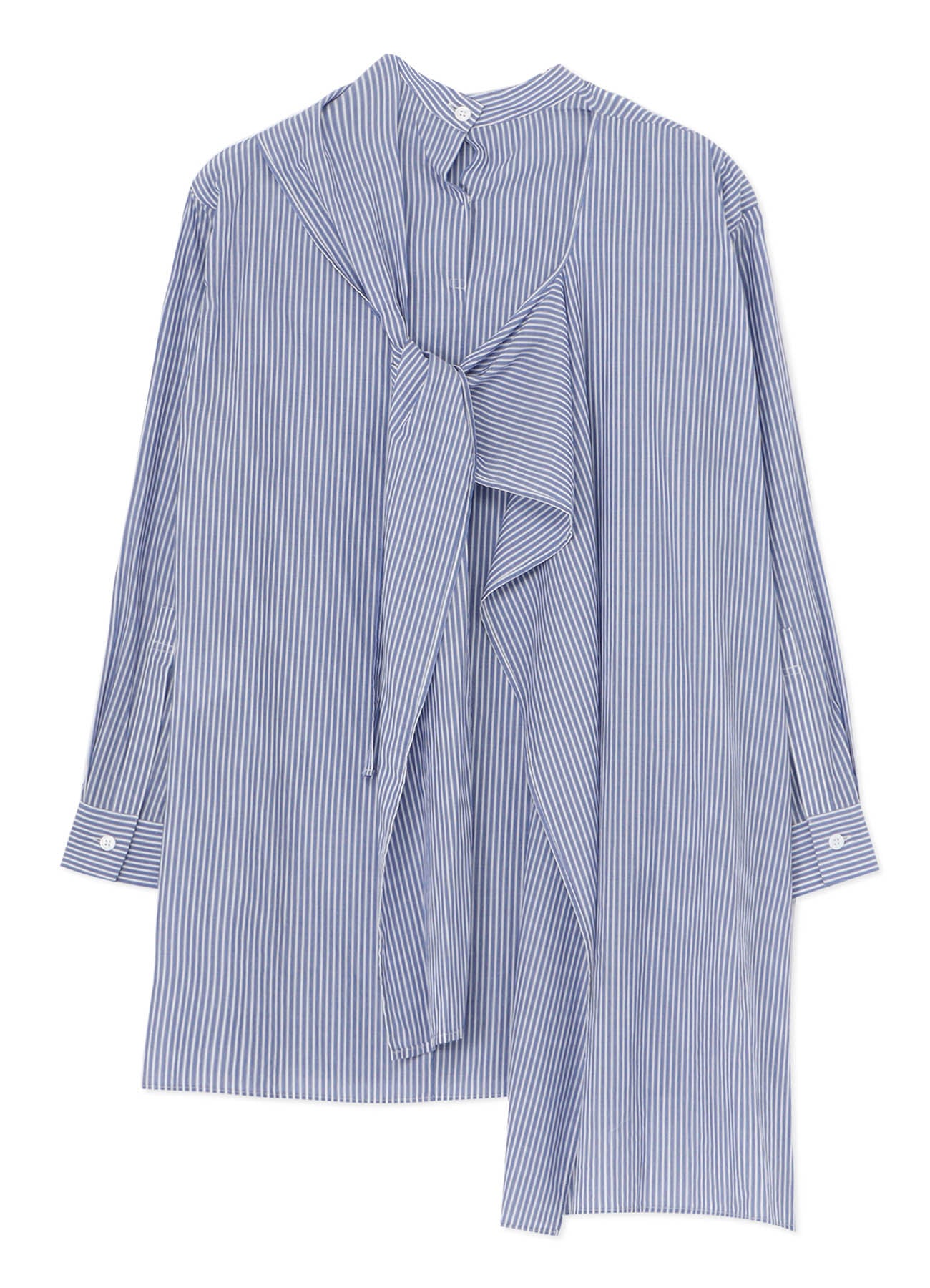 Stylish Cotton Stripe Back Tie Blouse for Women - Casual & Office Wear - Perfect for Summer Outfits and Layering