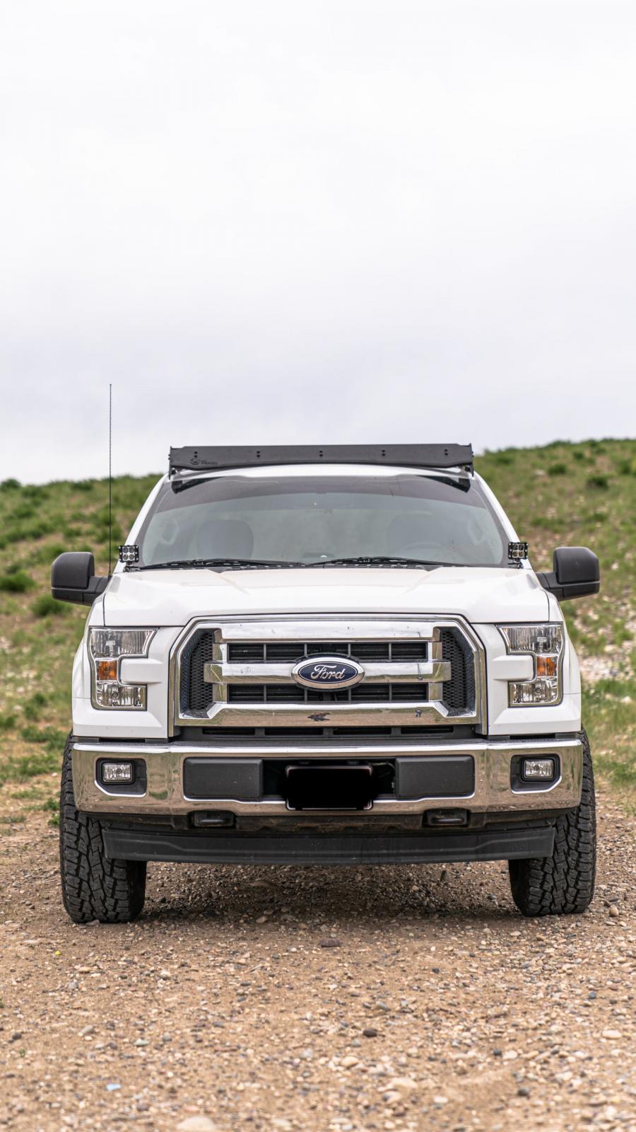 Heavy Duty Roof Rack for Ford Raptor & F150 (2015-2017) | Durable Aluminum Cargo Carrier | Perfect for Camping, Hunting & Outdoor Adventures