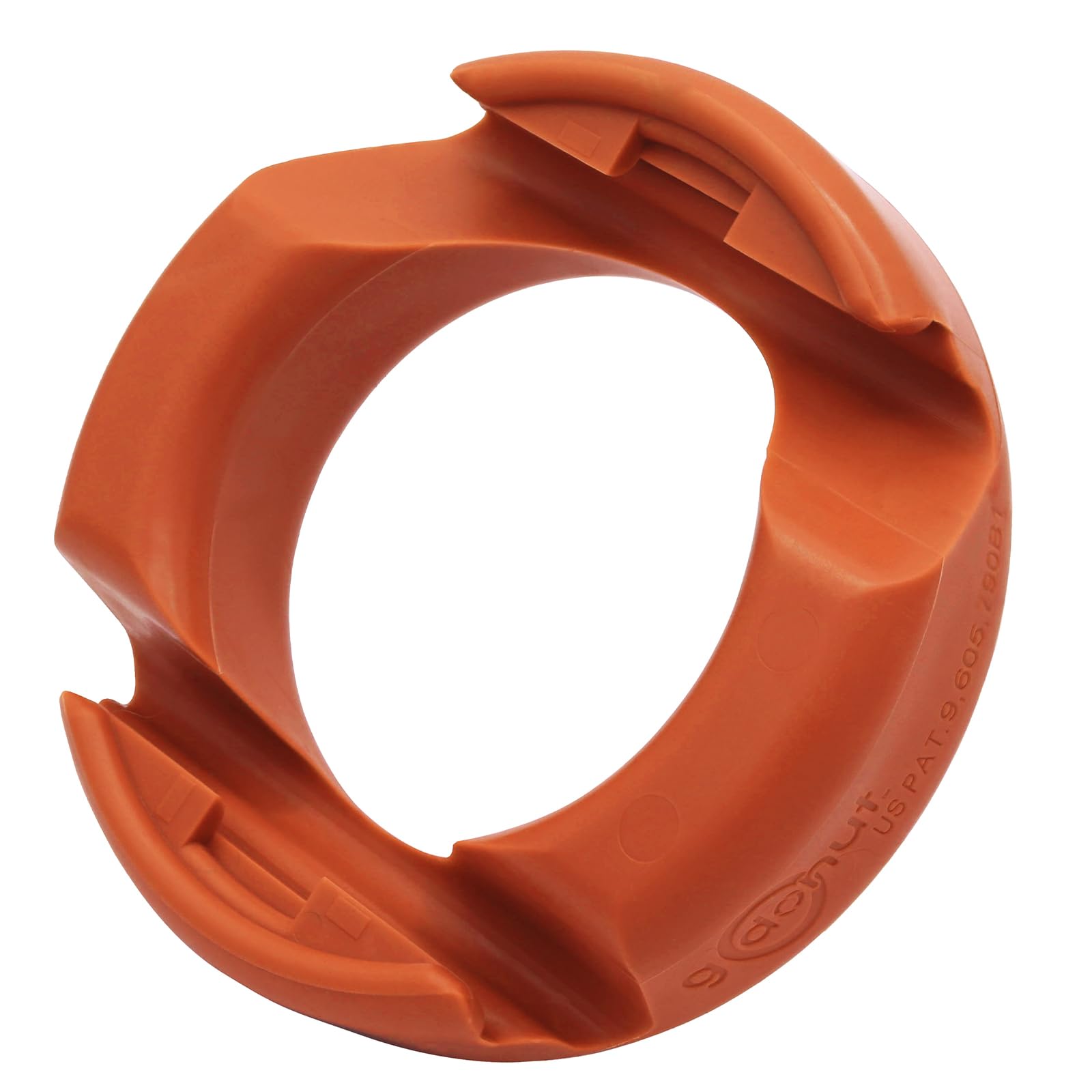 GoDonut Original Phone Stand & Tablet Holder - Universal Desk Organizer Compatible with iPhone 16/15/14 Pro Max, Android Smartphones - Orange | Perfect for Office, Home, Travel & Video Calls