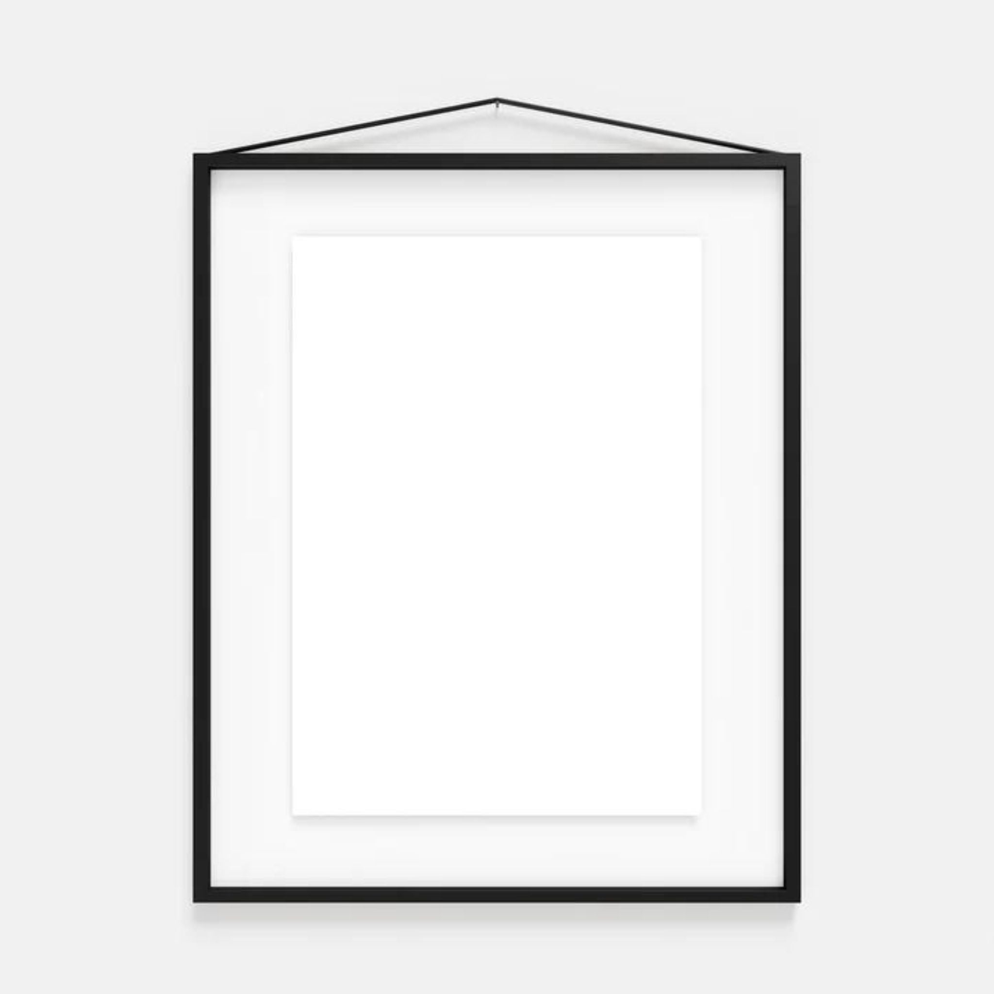 MOEBE Frame - Black Powder Coated Metal Picture Frame - 6 Size Options for Wall Art, Photos & Posters - Perfect for Home, Office & Gallery Decor