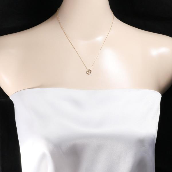 4℃ K10PG Diamond Necklace - 14K Rose Gold Pendant Jewelry for Women, Elegant Gift for Anniversary, Valentine's Day & Special Occasions