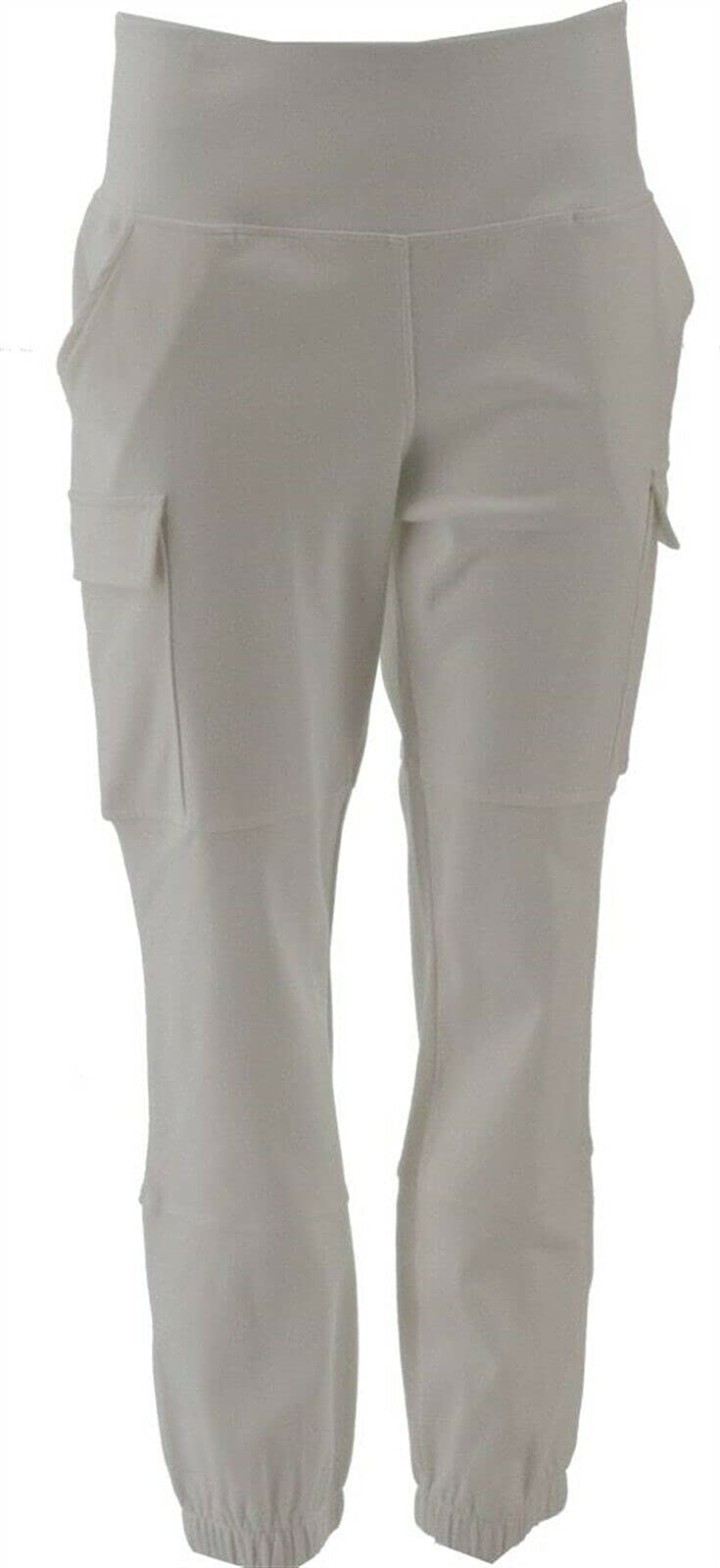 Women's High Waisted Tummy Control Stretch Denim Joggers A375901 - Comfortable Casual Pants for Workout, Lounge & Everyday Wear
