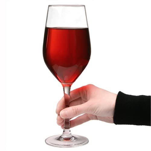 Premium Arcoroc Mineral Wine Glasses 15.8oz (450ml) - Set of 6 | Durable Tempered Glass for White & Red Wine | Perfect for Dinner Parties, Weddings & Home Entertaining