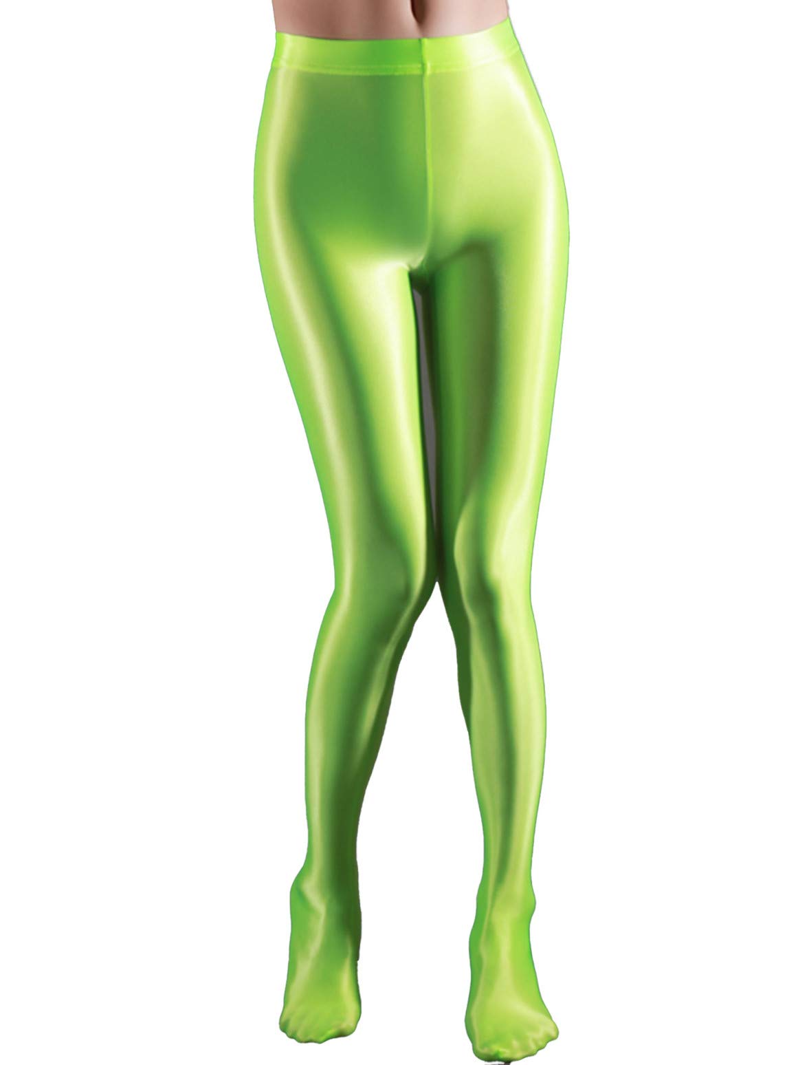 Shiny Oil Glossy Pantyhose for Women - Sheer Shimmery Hold Up Stockings & Tights - Perfect for Parties, Date Nights and Lingerie Outfits