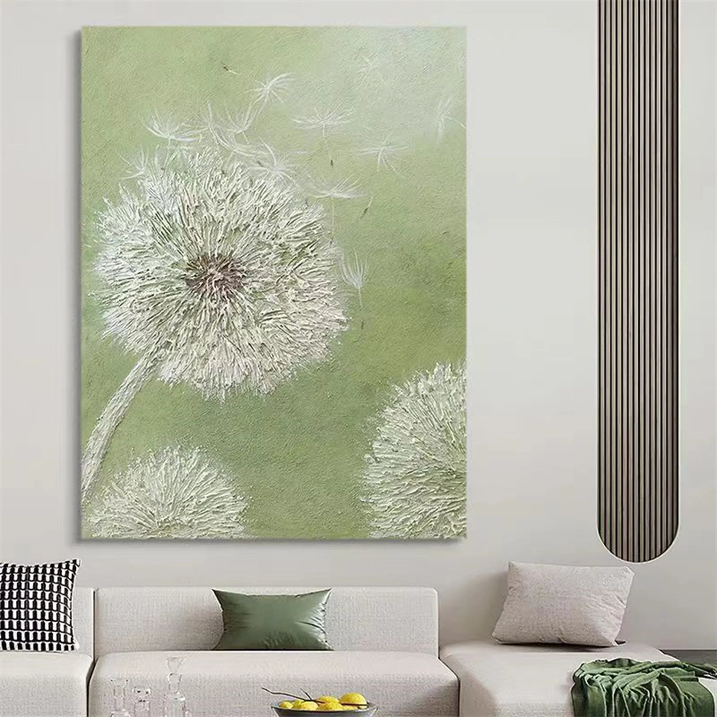 Beautiful Flower and Tree Canvas Painting #FT072 - Perfect for Home Decor, Office Wall Art, and Gift Ideas