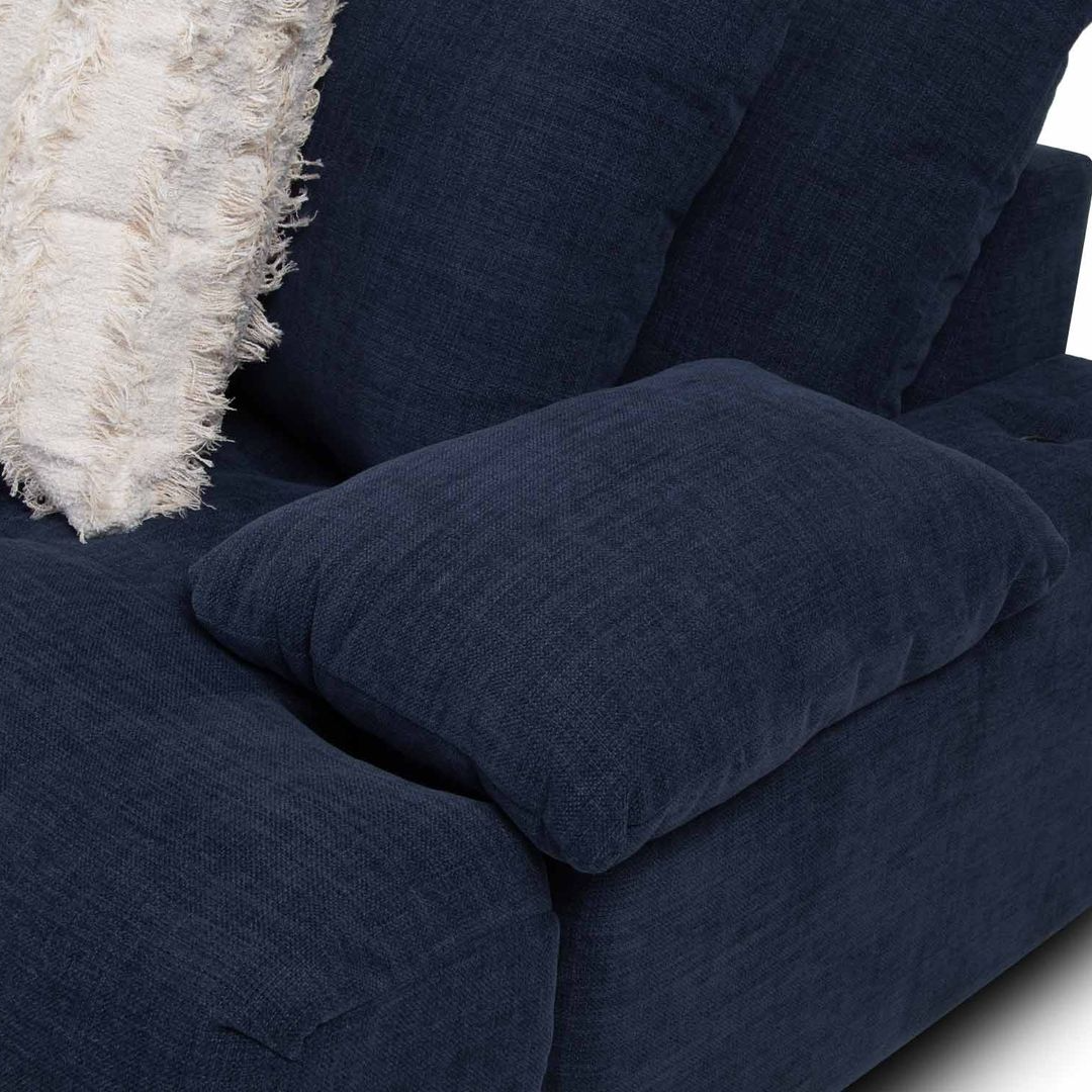 Modern Neptune Sectional Sofa - Comfortable L-Shaped Couch with Reversible Chaise for Living Room, Family Room & Home Theater - Soft Fabric Upholstery & Sturdy Wooden Frame