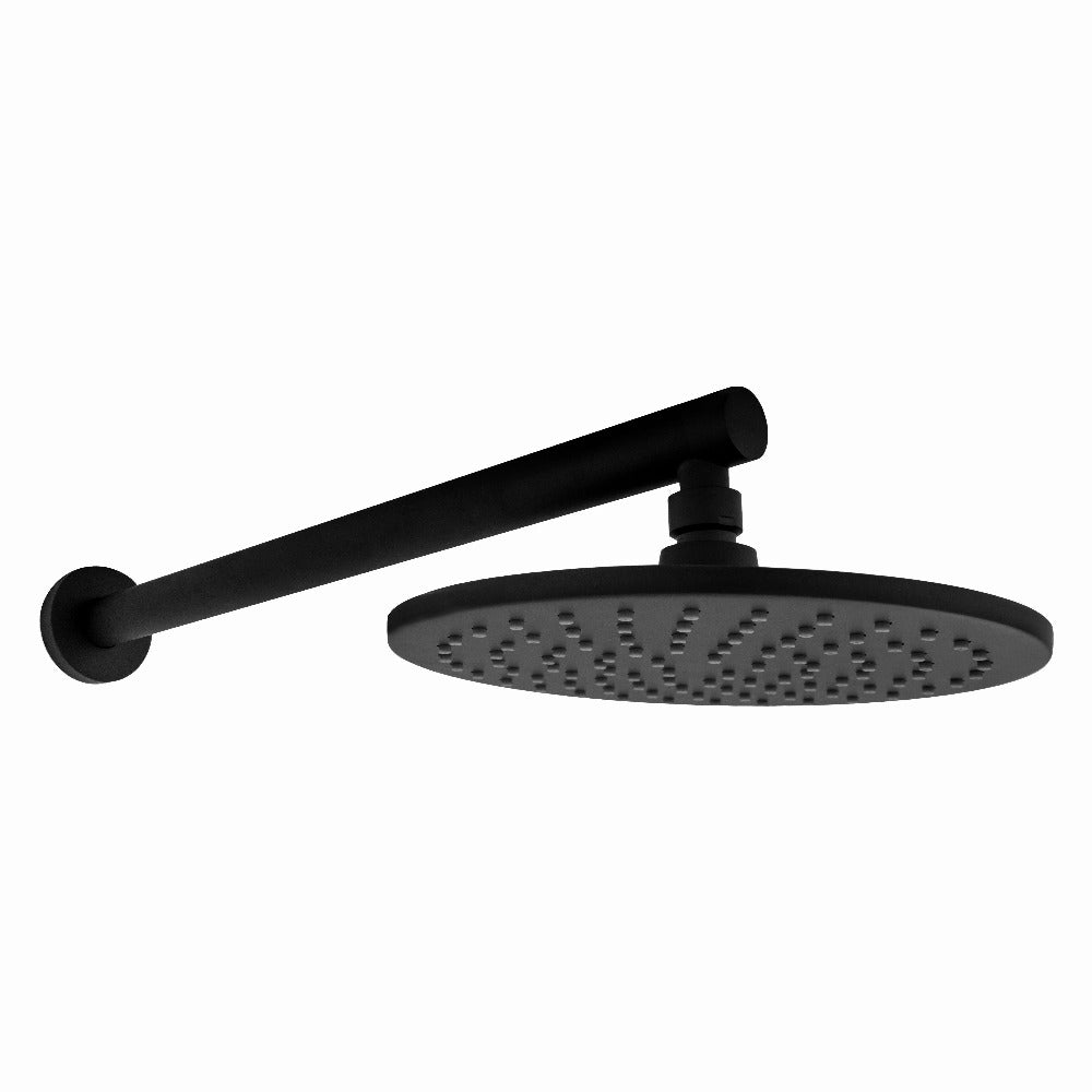 ZLINE El Dorado Rainfall Shower Faucet in Matte Black - High Pressure Luxury Showerhead for Modern Bathroom, Spa & Master Suite (ELD SHF MB)