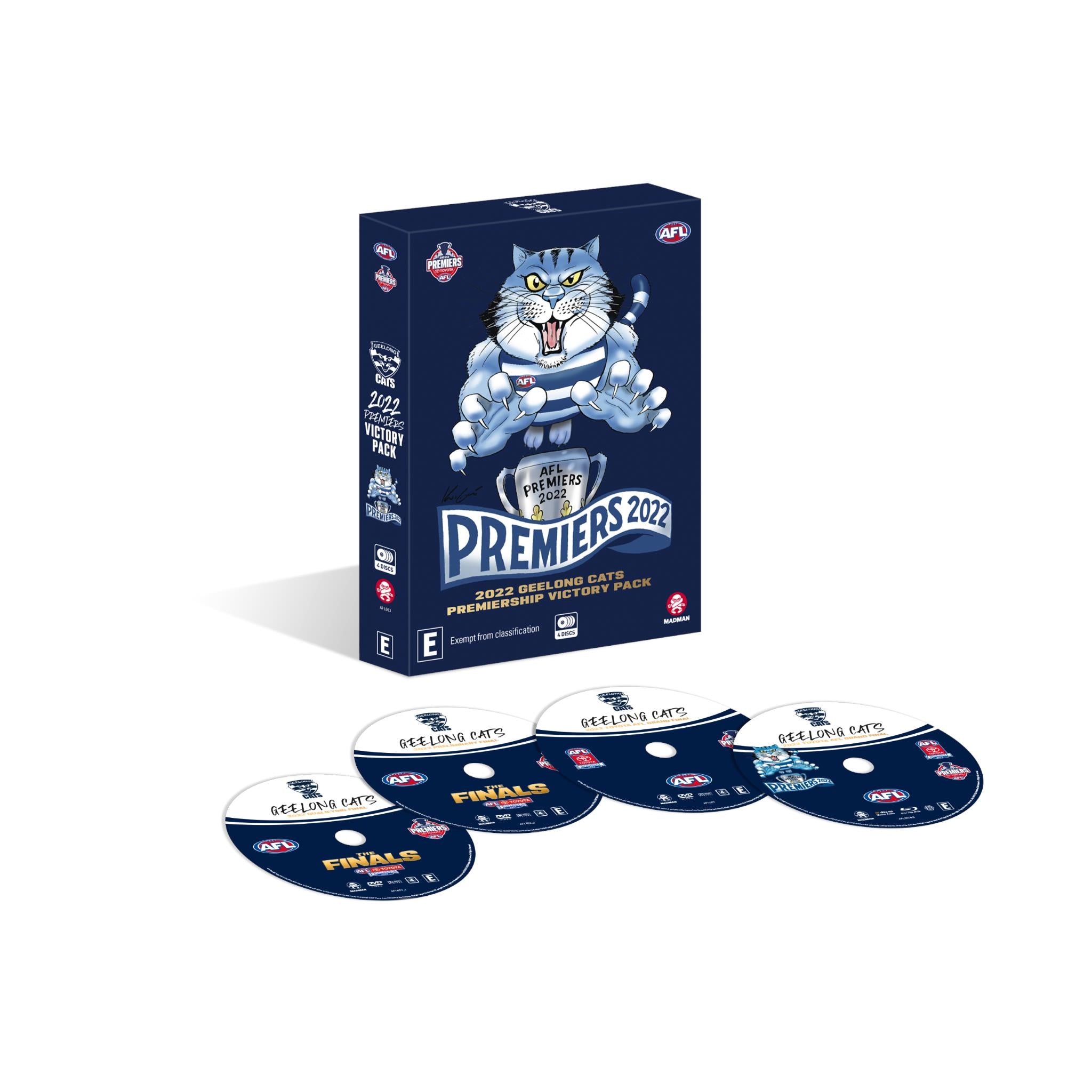 2022 AFL Premiers Geelong Cats Victory Pack - Official Merchandise for Fans & Collectors | Perfect for Game Day & Home Decor