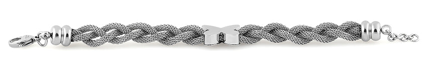 Stainless Steel Butterfly Mesh Bracelet for Women - Elegant Adjustable Chain Wristband Jewelry Gift for Birthday, Anniversary & Everyday Wear