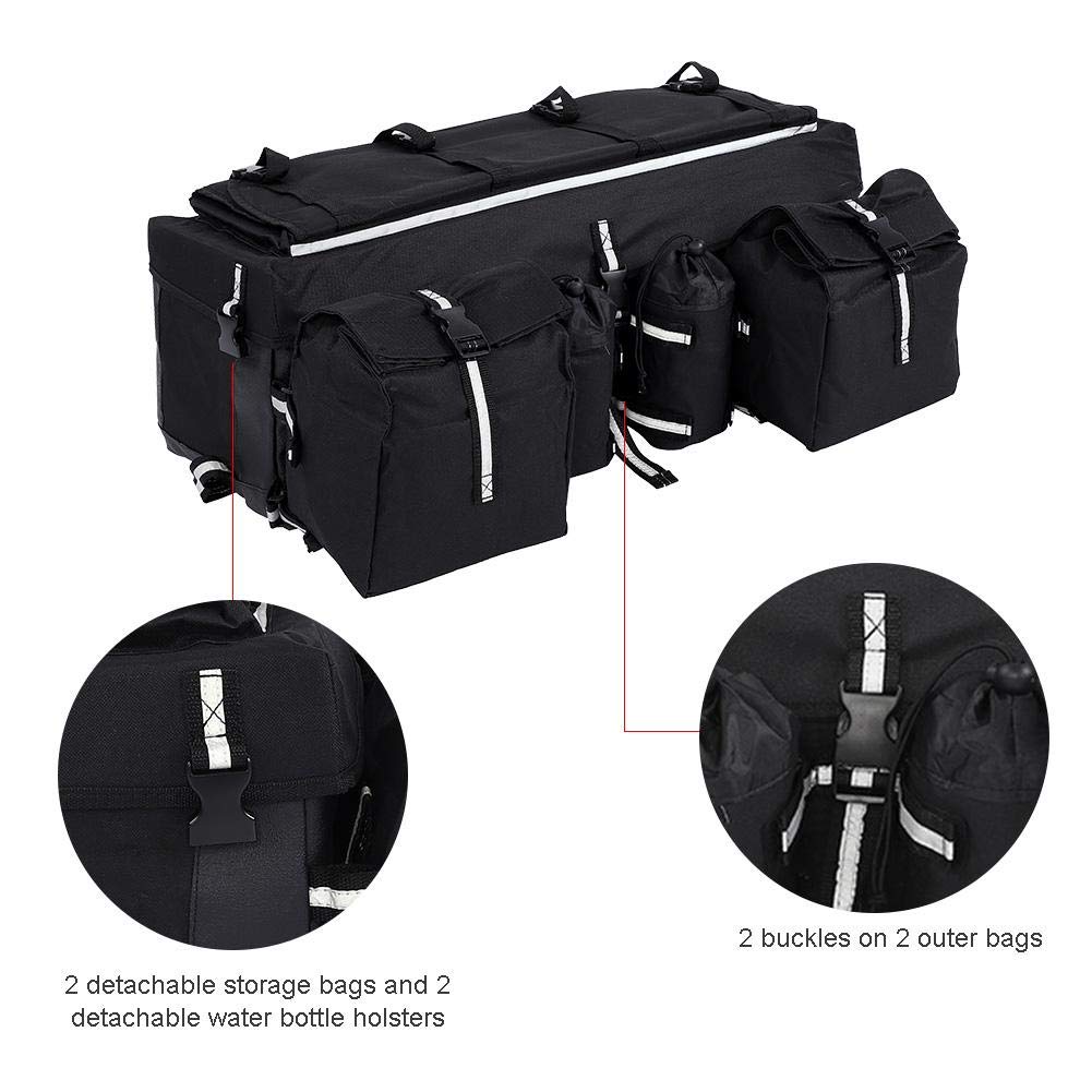 ATV Storage Rack - Heavy Duty Rear Cargo Carrier for ATV, UTV & Snowmobile | Travel Gear & Luggage Organizer | Perfect for Off-Road Adventures & Camping Trips