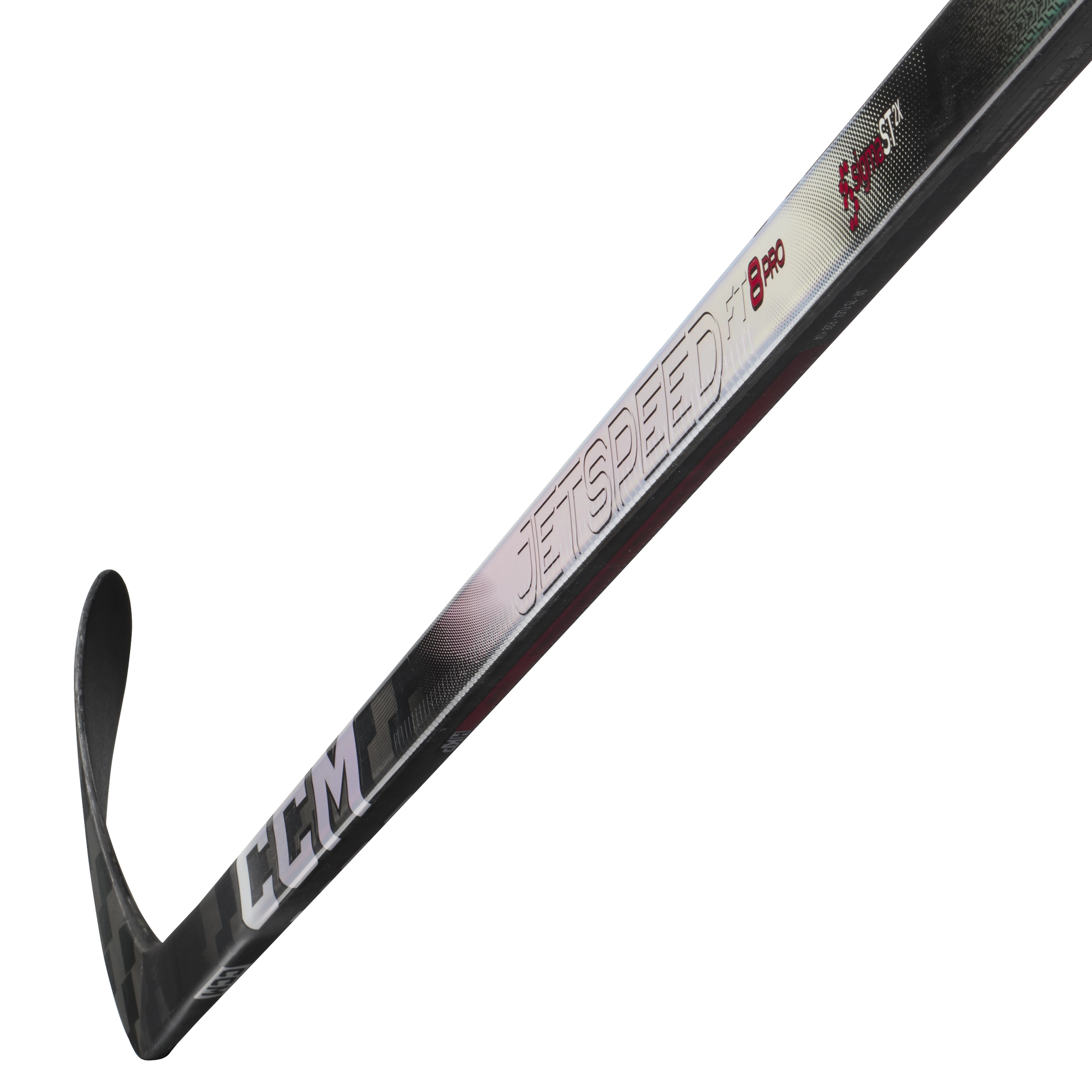 CCM JetSpeed FT8 Pro One Piece Hockey Stick - Intermediate Level for Ice Hockey Players - Perfect for Training, Games, and Competitive Play