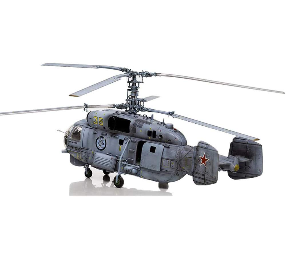 1/72 Scale Russian Air Force MI-24 Helicopter Die Cast Model - CMO Military Fighter Alloy Collectible for Adults, Perfect for Home Office Decor & Aviation Enthusiast Gifts