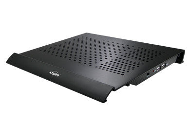 Spire PacificBreeze III Professional Universal Laptop Cooling Stand - Adjustable Ergonomic Laptop Cooler for 12-17 Inch Notebooks (Black, SP304AL B) - Perfect for Home Office, Gaming & Workstation Use