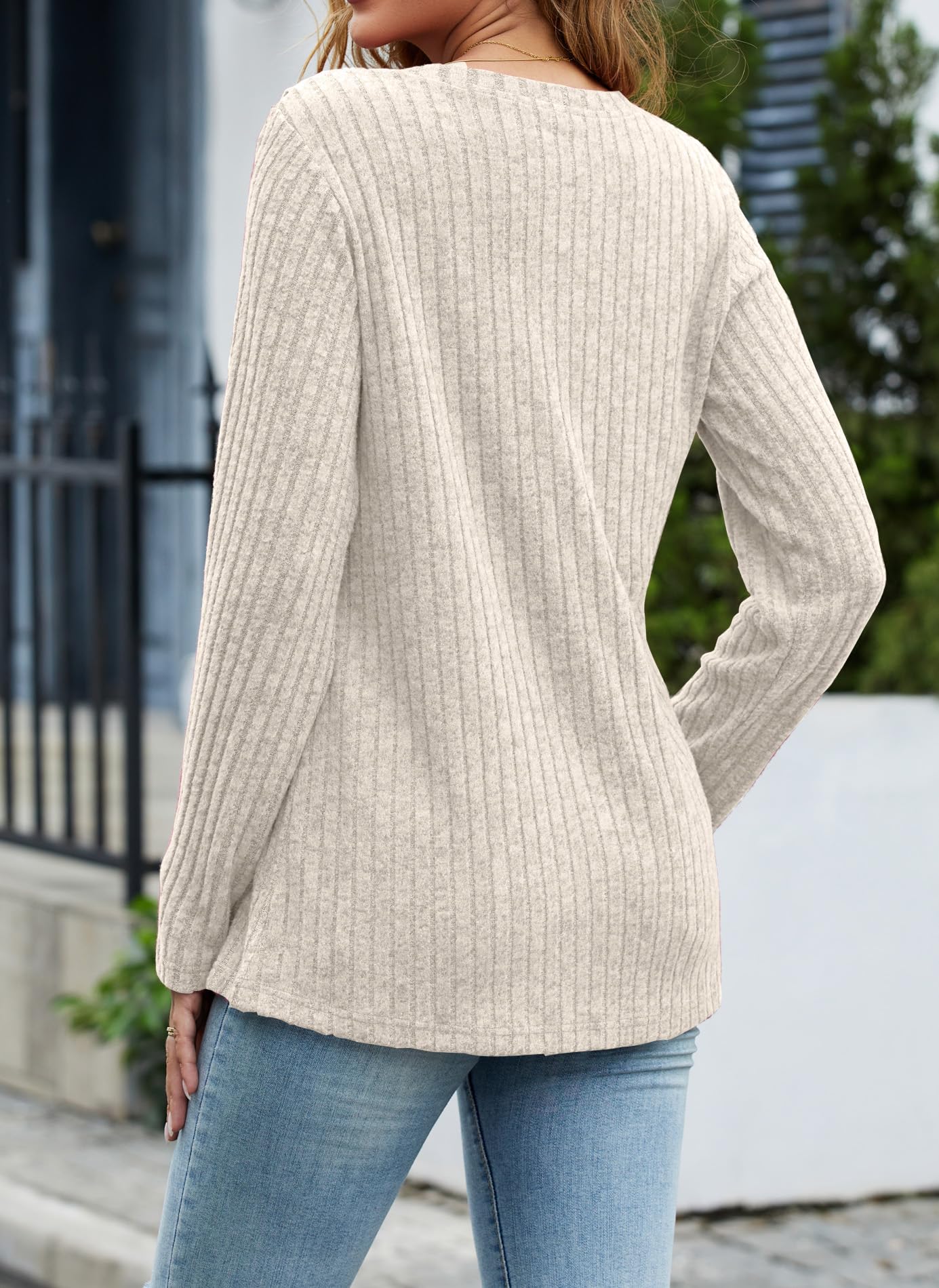 Trendy Women's Sweaters 2023 - Long Sleeve Loose Fit Tunic Tops for Casual Wear & Office Outfits | Cozy Fall & Winter Fashion