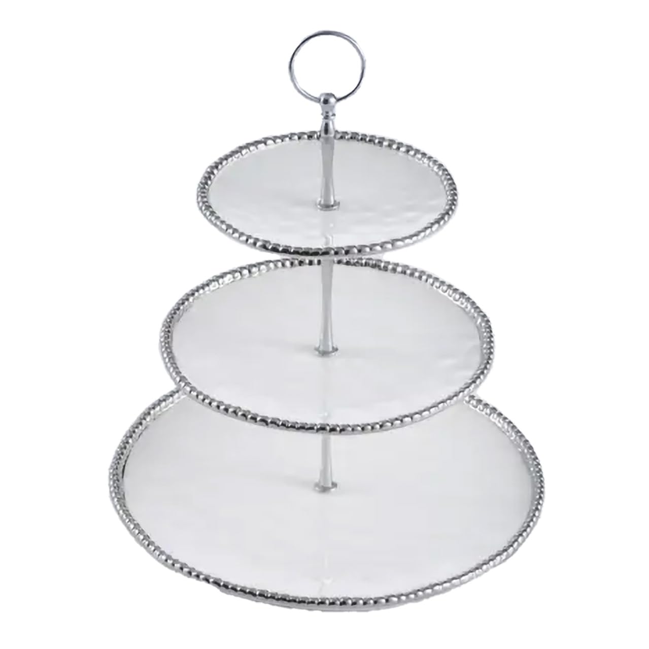 Pampa Bay Salerno 3 Tier Stand - Elegant Metal Display Rack for Kitchen, Bathroom, or Office Organization | Perfect for Spices, Toiletries, or Desk Supplies