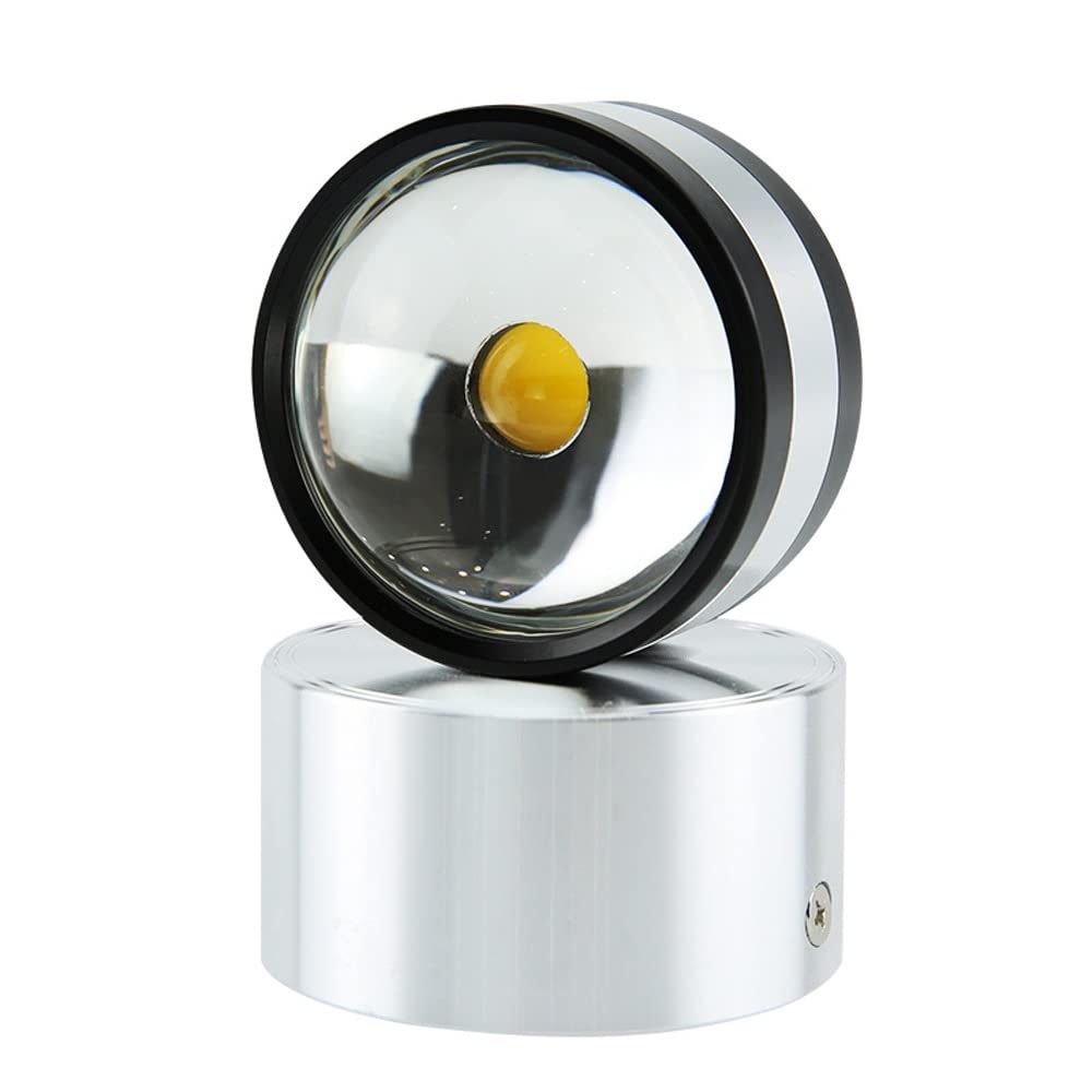 HIZI Crystal Wall Light Sconce - Modern Up/Down Glow LED Wall Lamp Fixture for Indoor Decor - Hallway, Vanity, Restaurant, Cafe Bar, Living Room & Bedroom - Energy Efficient Wall Lighting (Green Light) - Perfect for Ambient Mood Lighting and Space Illumination