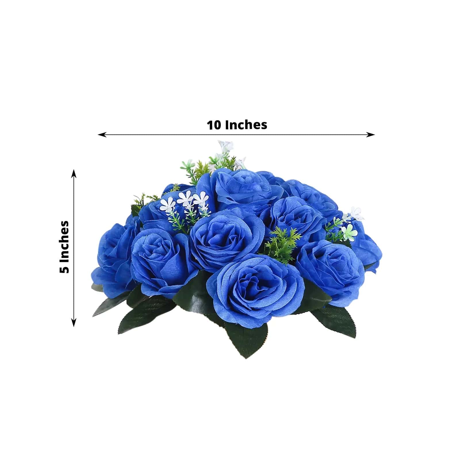 2 Bouquets of 10 Silk Roses Artificial Flower Balls - Elegant Home Decor for Weddings, Parties & Centerpieces