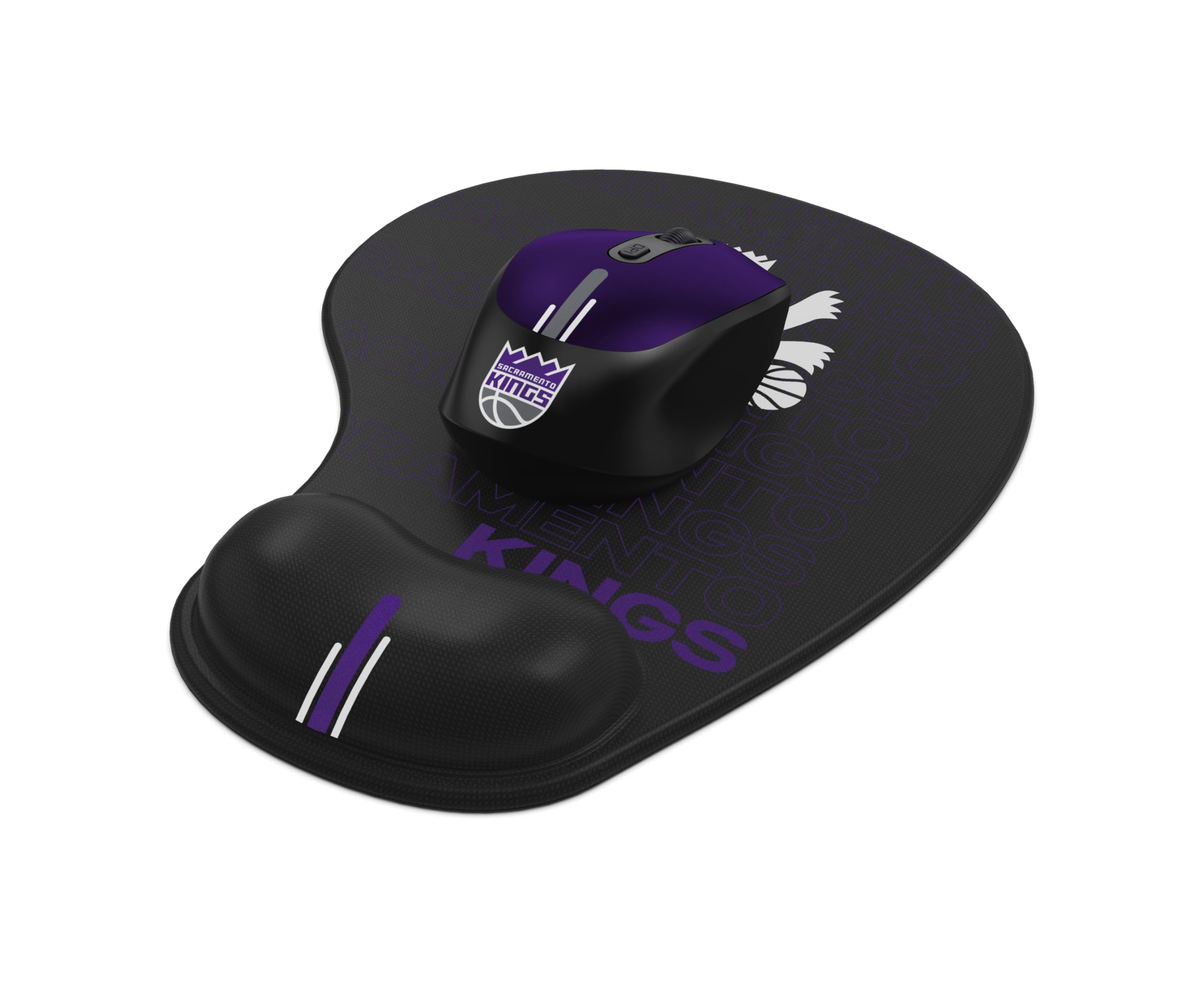 SOAR NBA Wireless Gaming Mouse with RGB Lighting & Large Mouse Pad - Perfect for PC, Laptop, Mac Gaming & Office Work